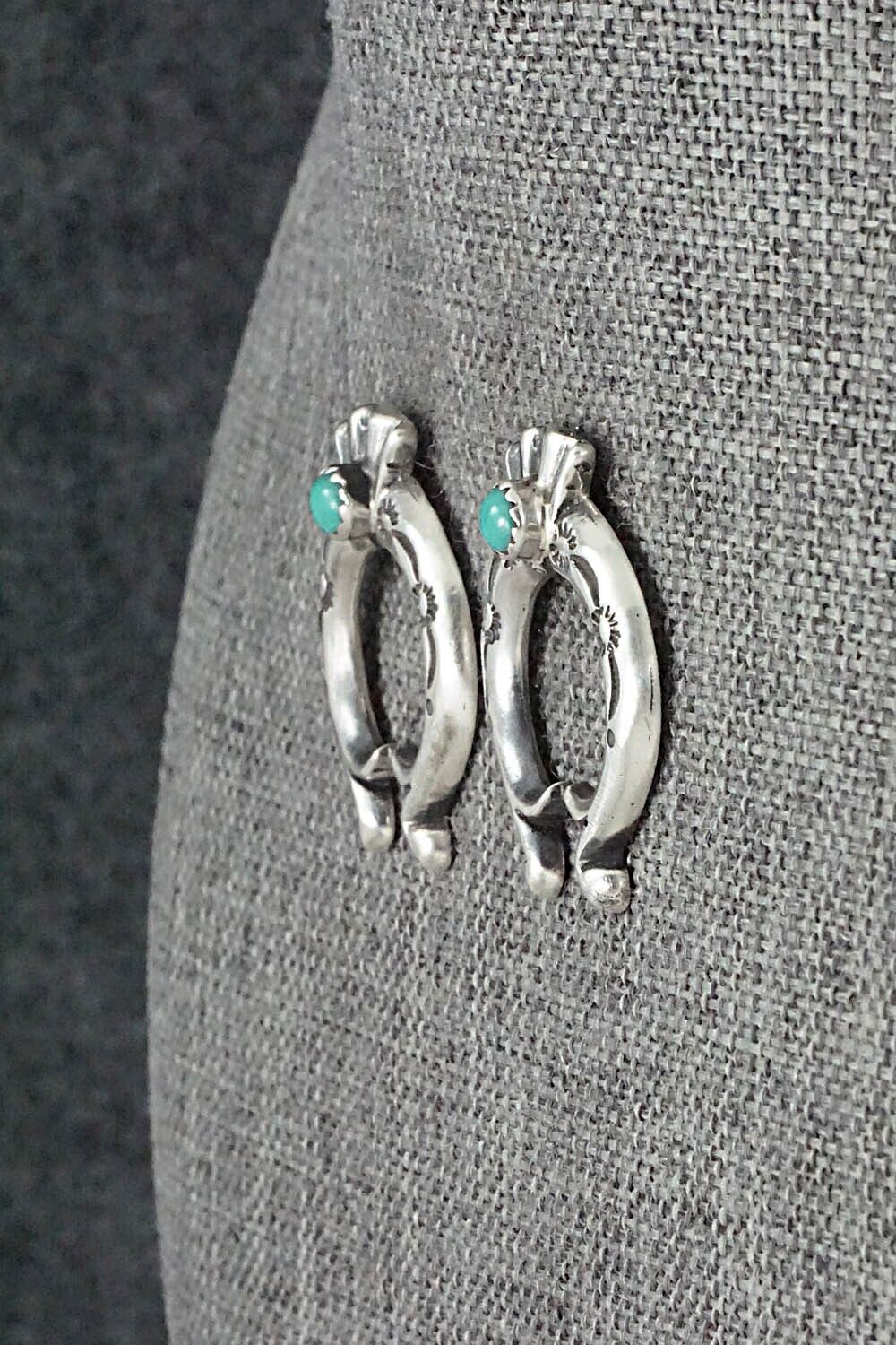 Turquoise & Sterling Silver Earrings - Paige Gordon