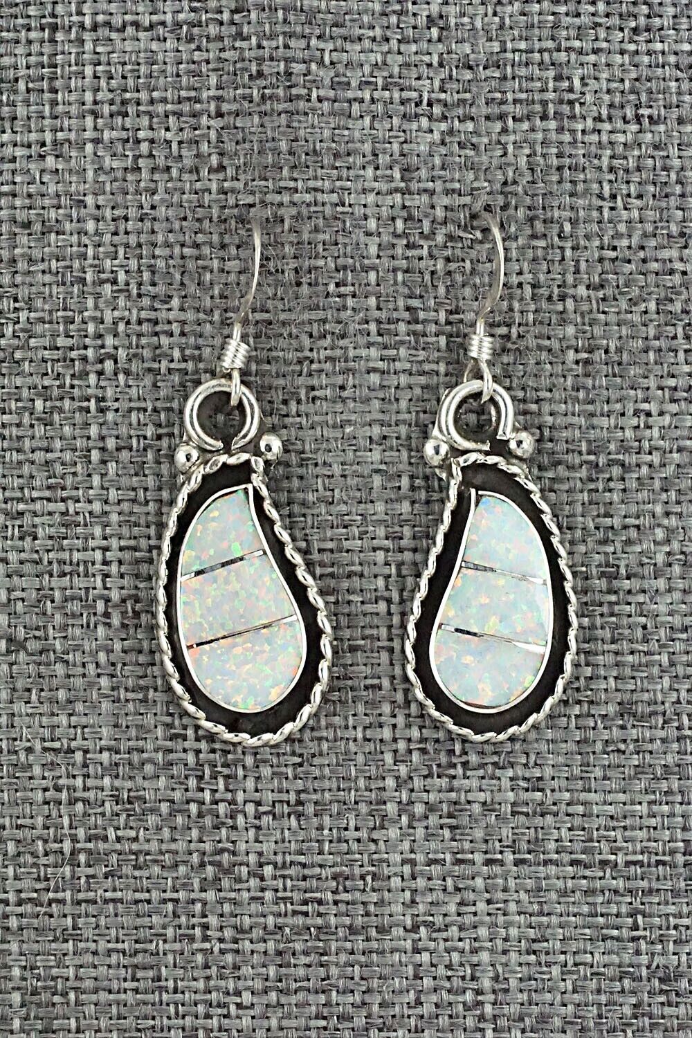 Opalite & Sterling Silver Earrings - Susie Lowsayatee