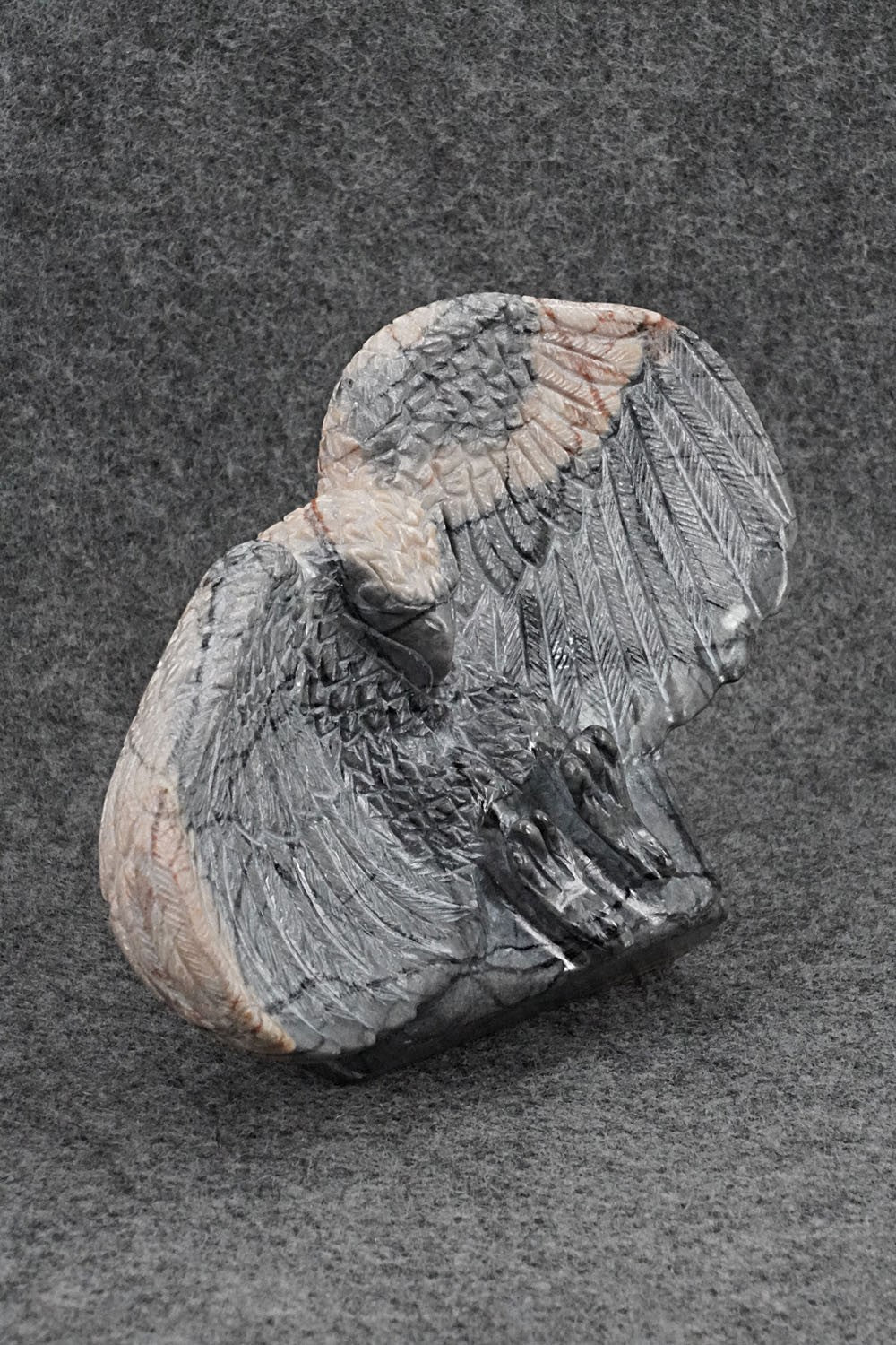 Eagle Zuni Fetish Carving - Terrance Panteah