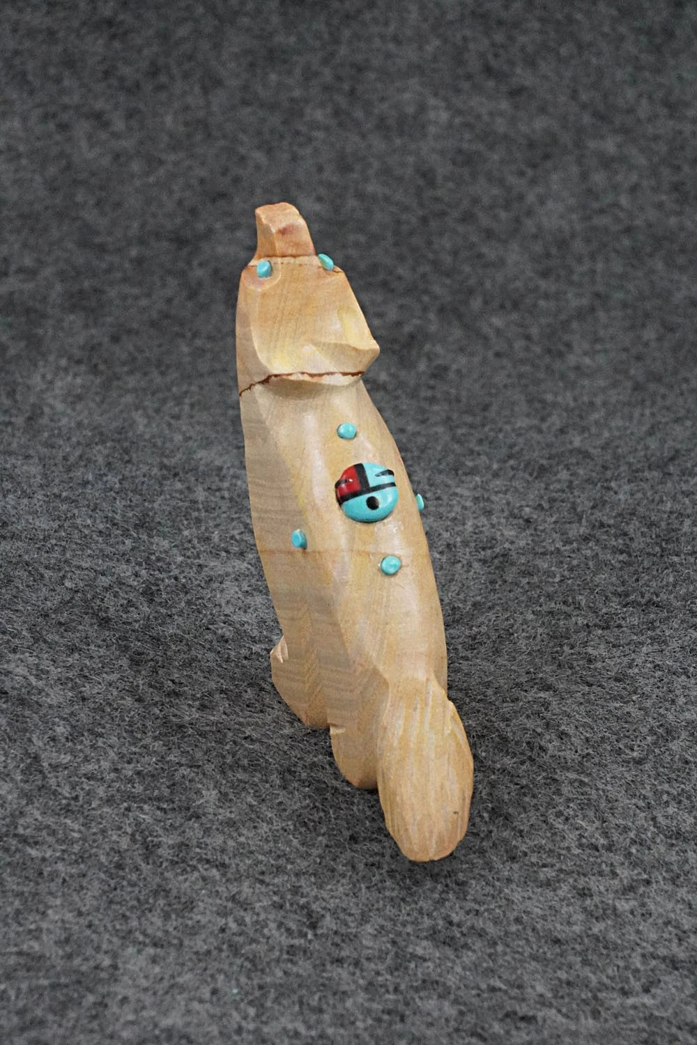 Wolf Zuni Fetish Carving - Danette Laate