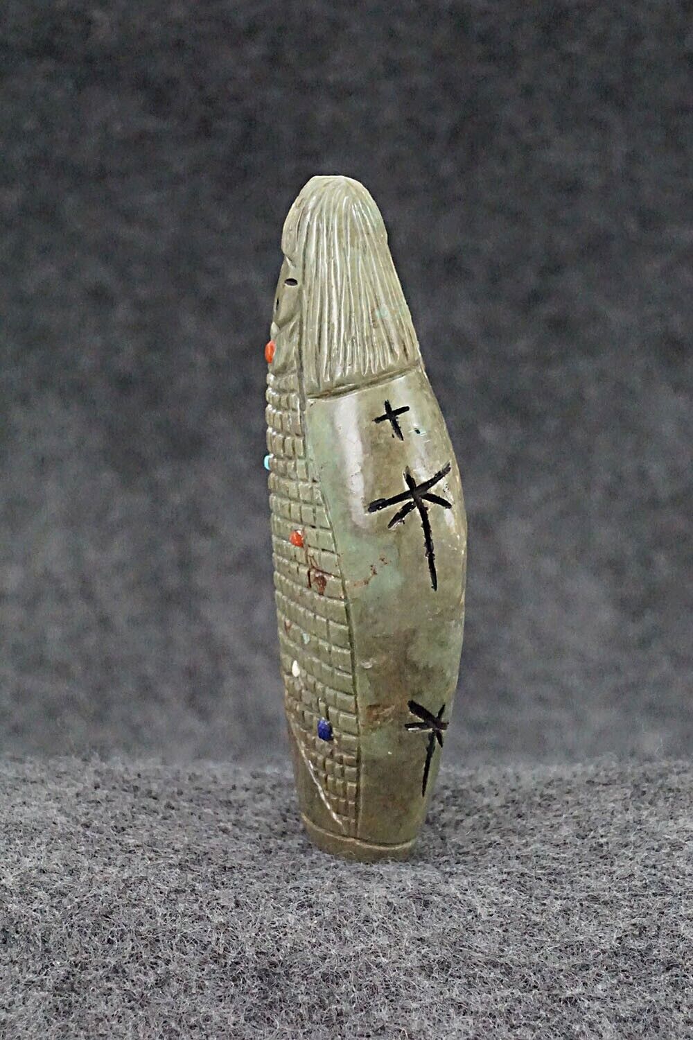 Corn Maiden Zuni Fetish Carving - Sandra Quandelacy