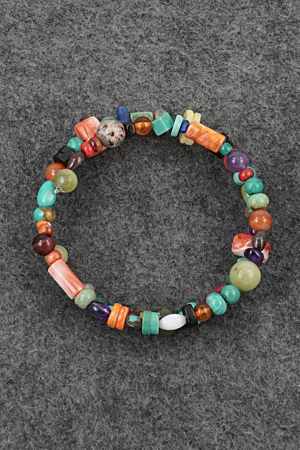 Multi-Stone Beaded Bracelet - Helen Tsosie