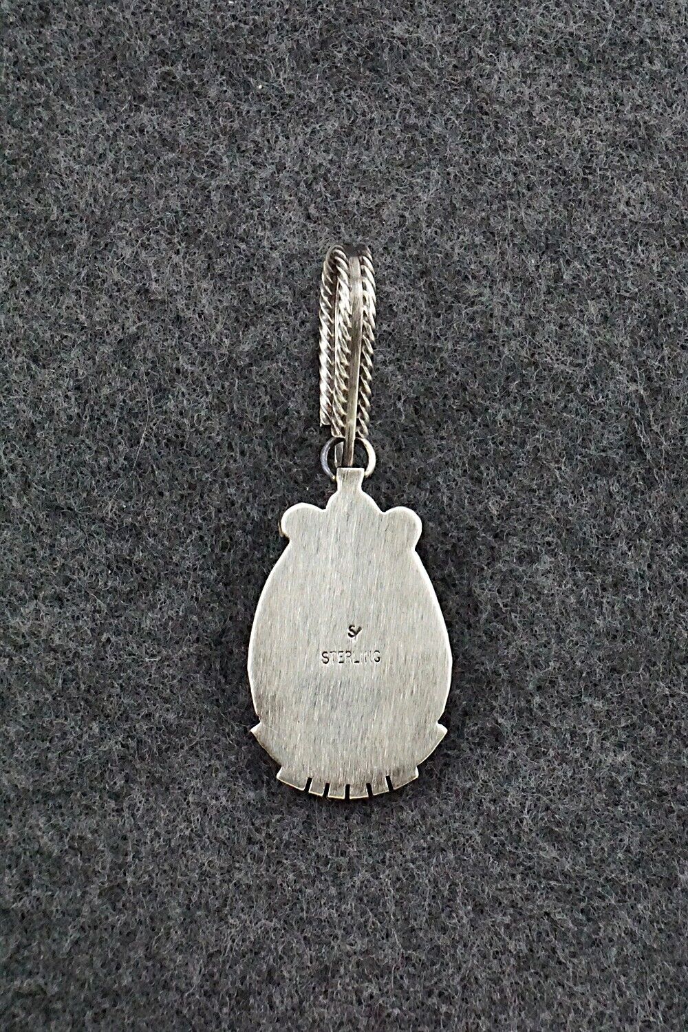 Variscite & Sterling Silver Pendant - Samuel Yellowhair