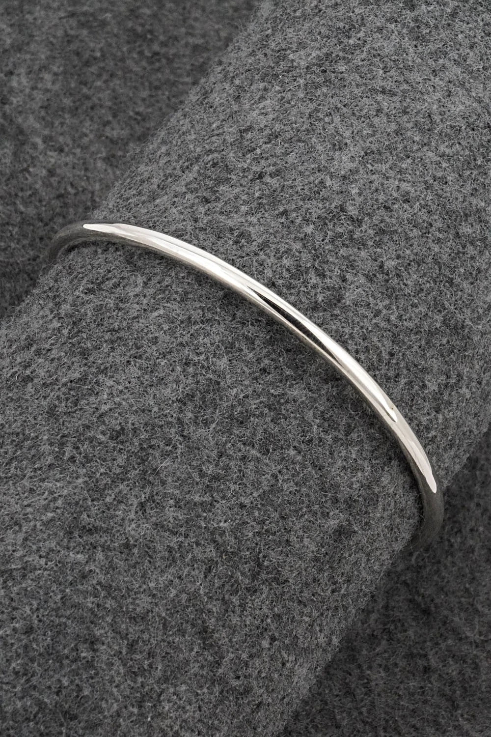 Sterling Silver Bangle Bracelet - Elaine Tahe