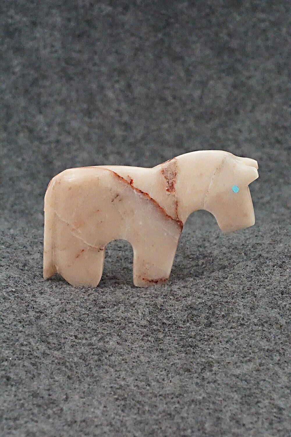 Horse Zuni Fetish Carving - Bernard Laiwakete