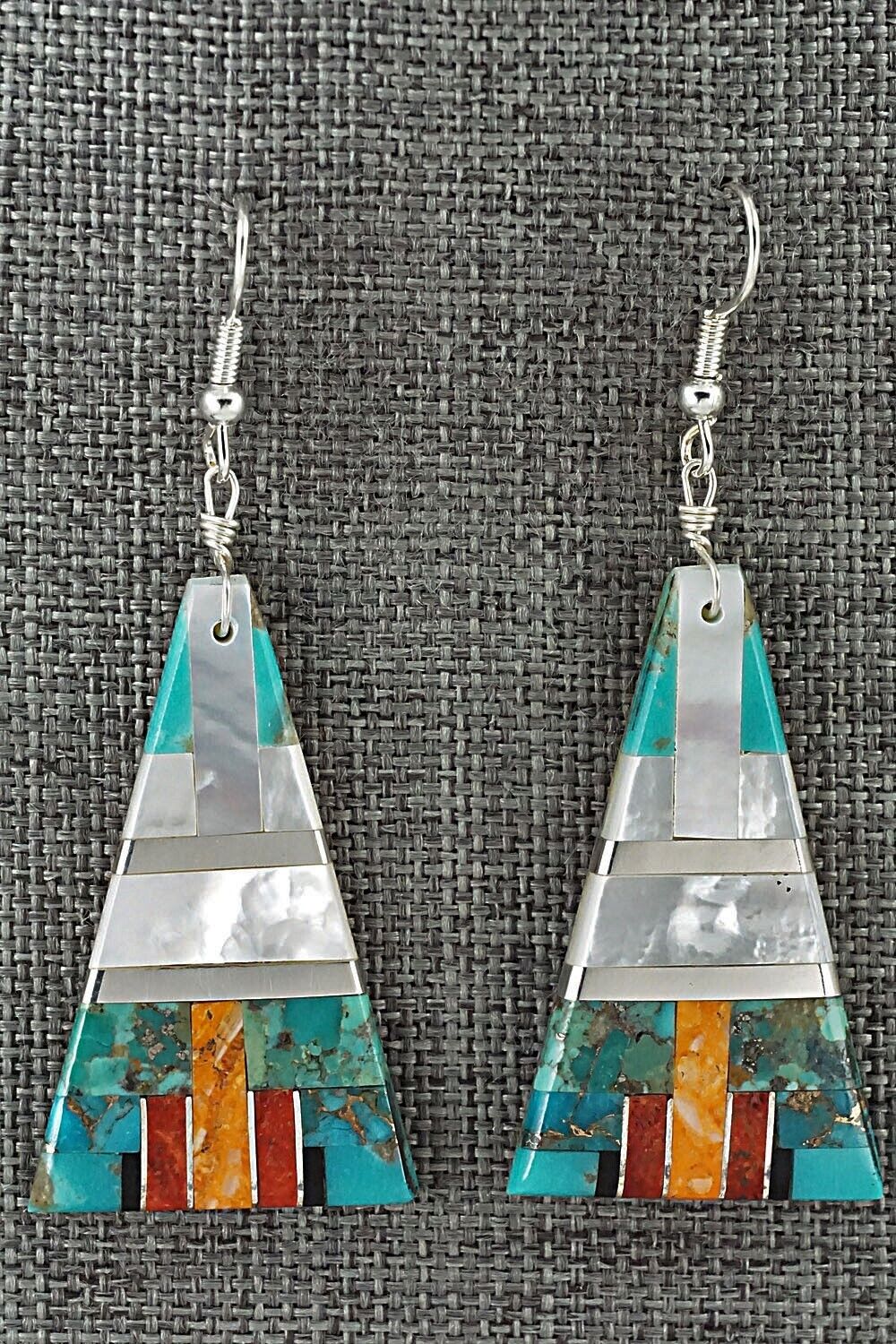 Multi-Stone & Sterling Silver Earrings - Daniel Coriz