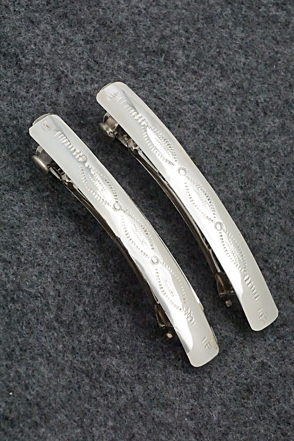 Sterling Silver Hair Barrettes - Randall Dalgai