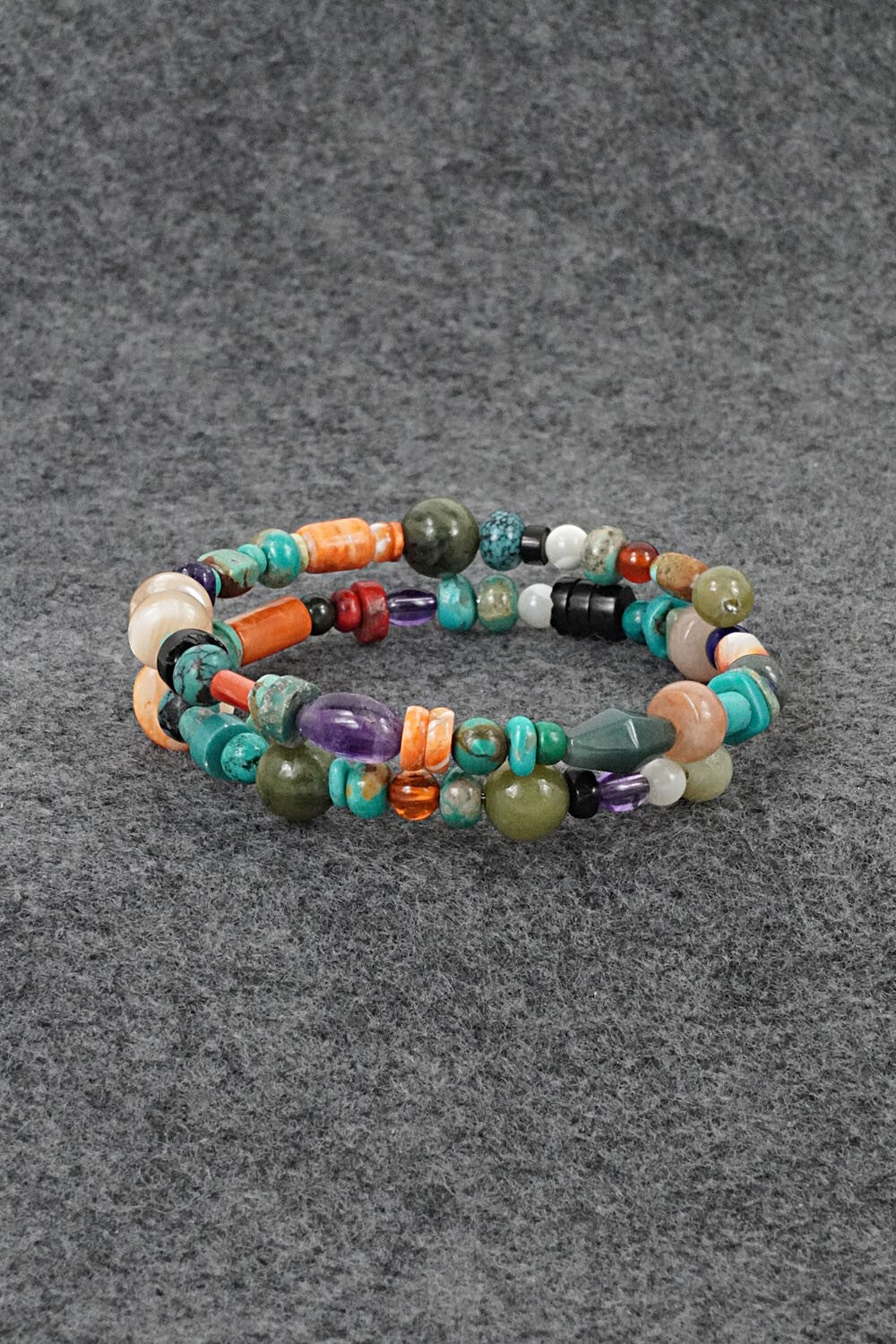 Multi-Stone Beaded Bracelet - Helen Tsosie