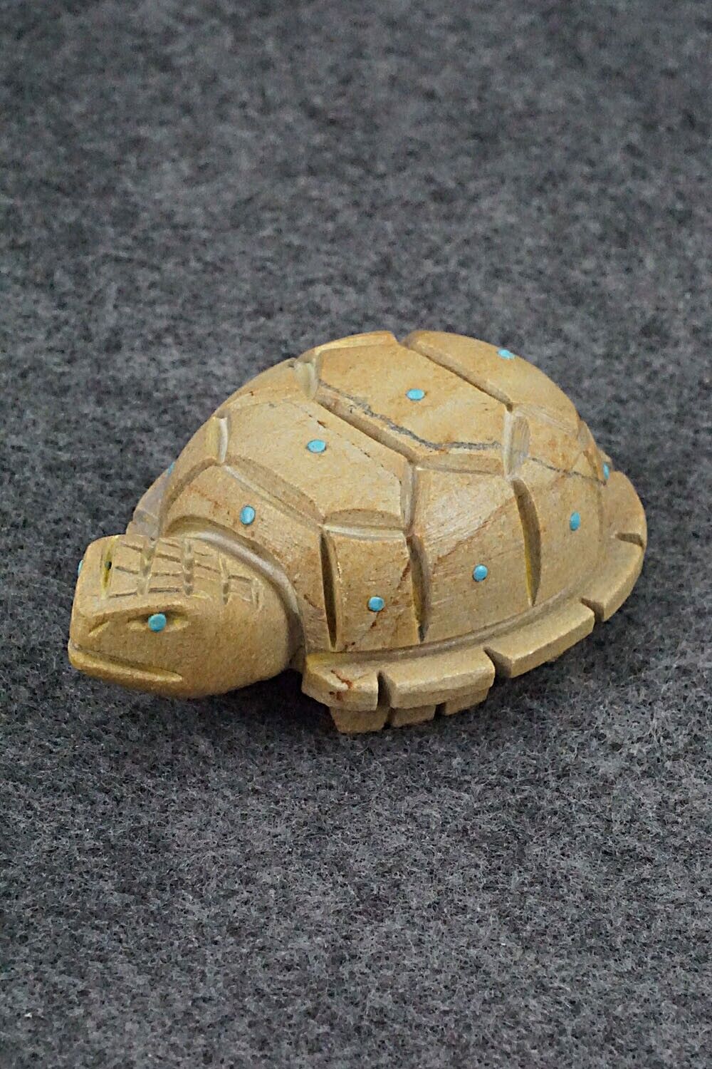 Tortoise Turtle Zuni Fetish Carving - Douglas Martza