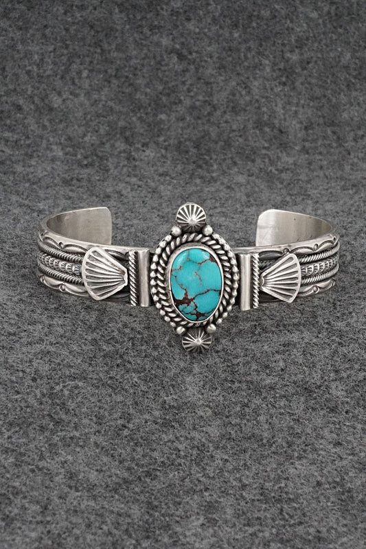 Turquoise & Sterling Silver Bracelet - Michael Calladitto