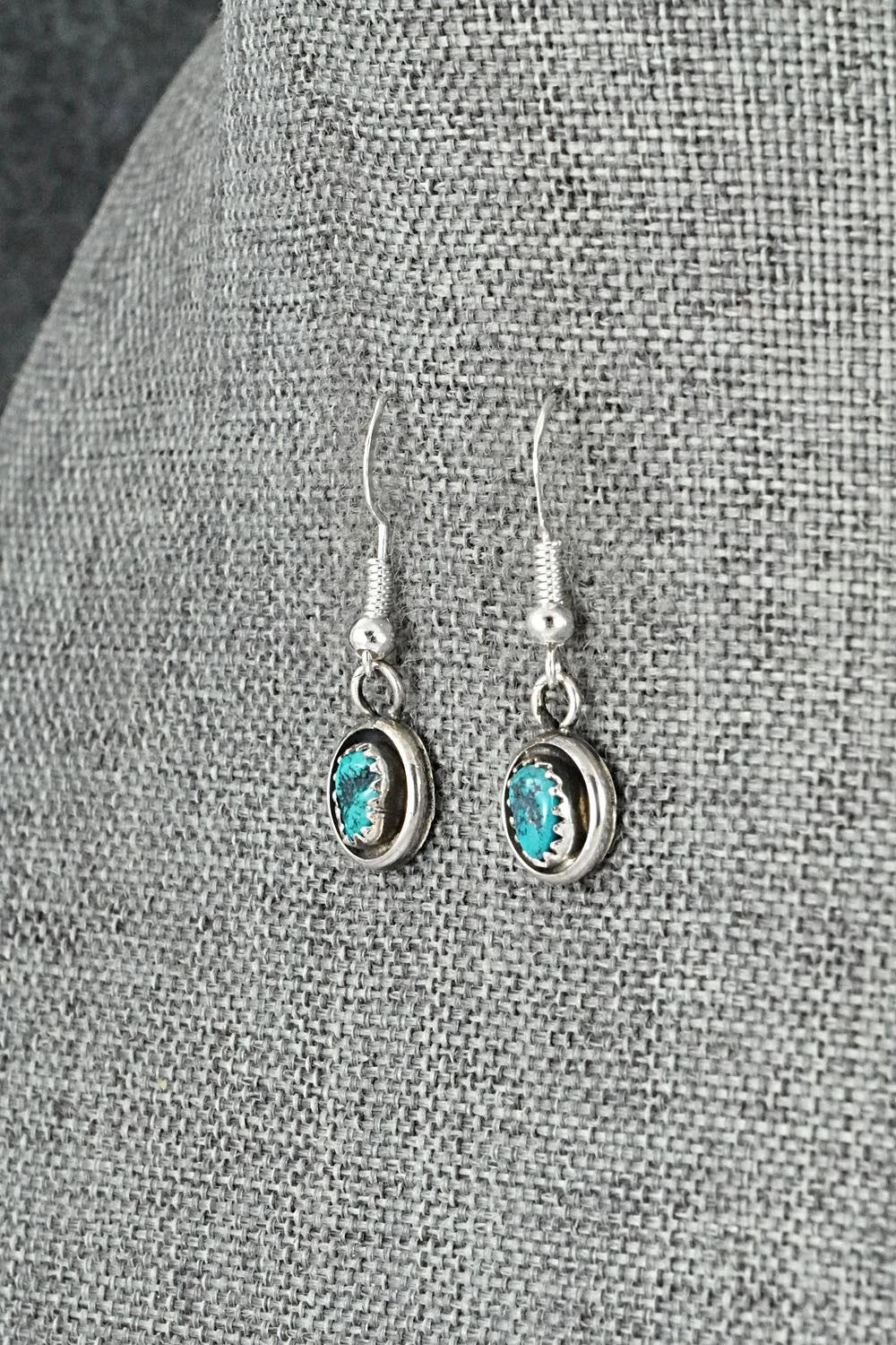 Turquoise & Sterling Silver Squash Blossom Set - Phil Garcia