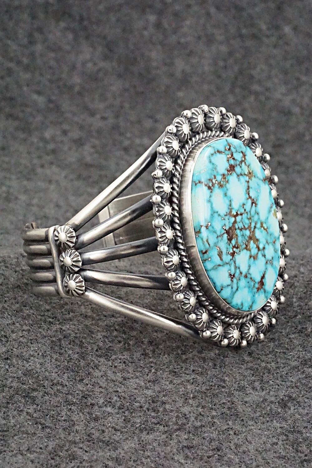 Turquoise & Sterling Silver Pendant Set - Raymond Delgarito