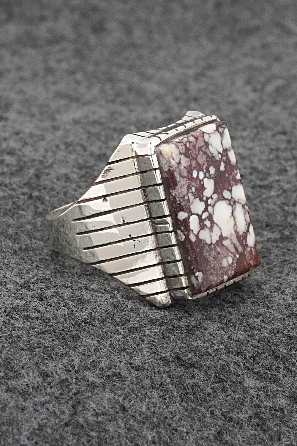Wild Horse & Sterling Silver Ring - Trevor Jack - Size 12.5