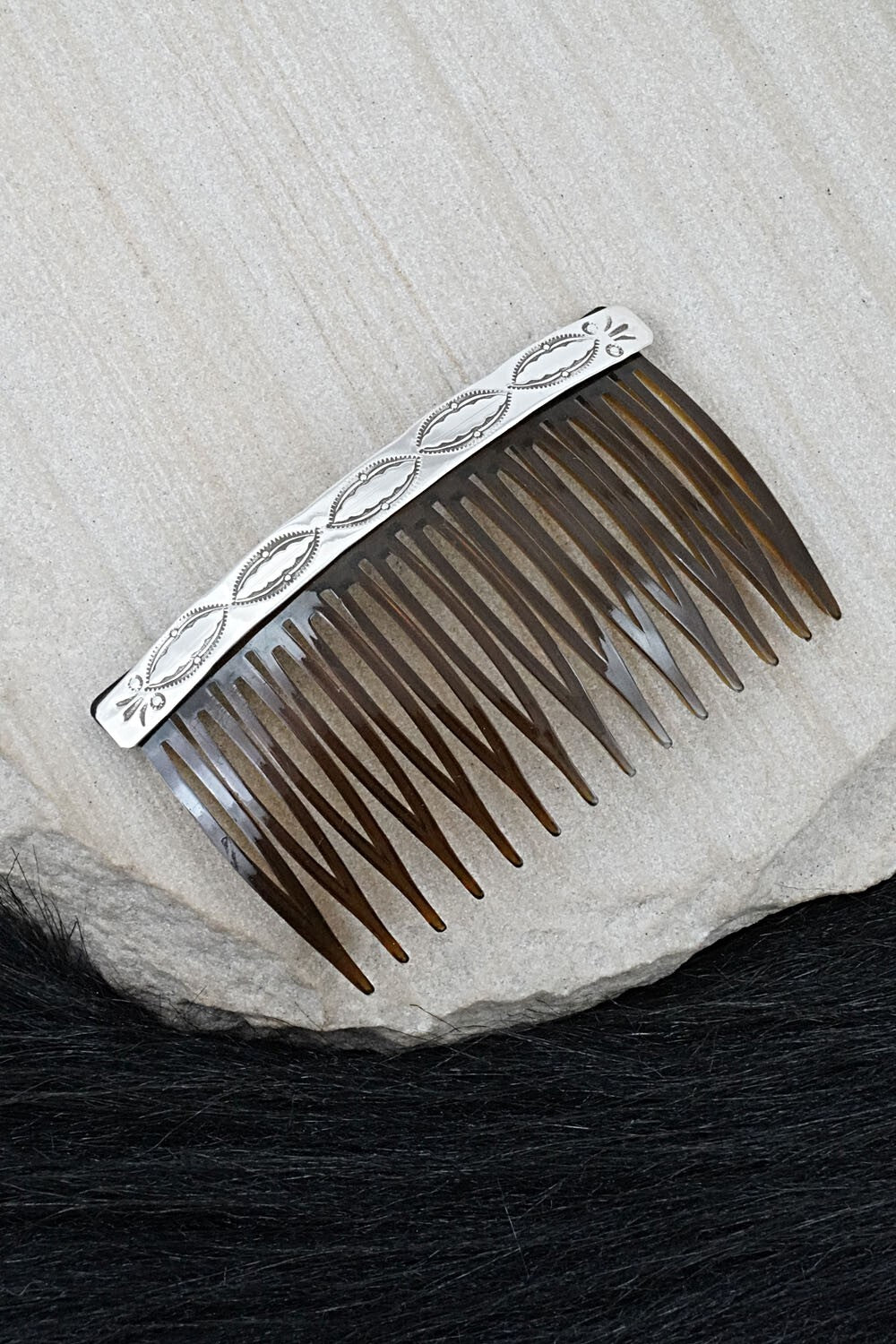 Sterling Silver Hair Combs - Bertha Begay