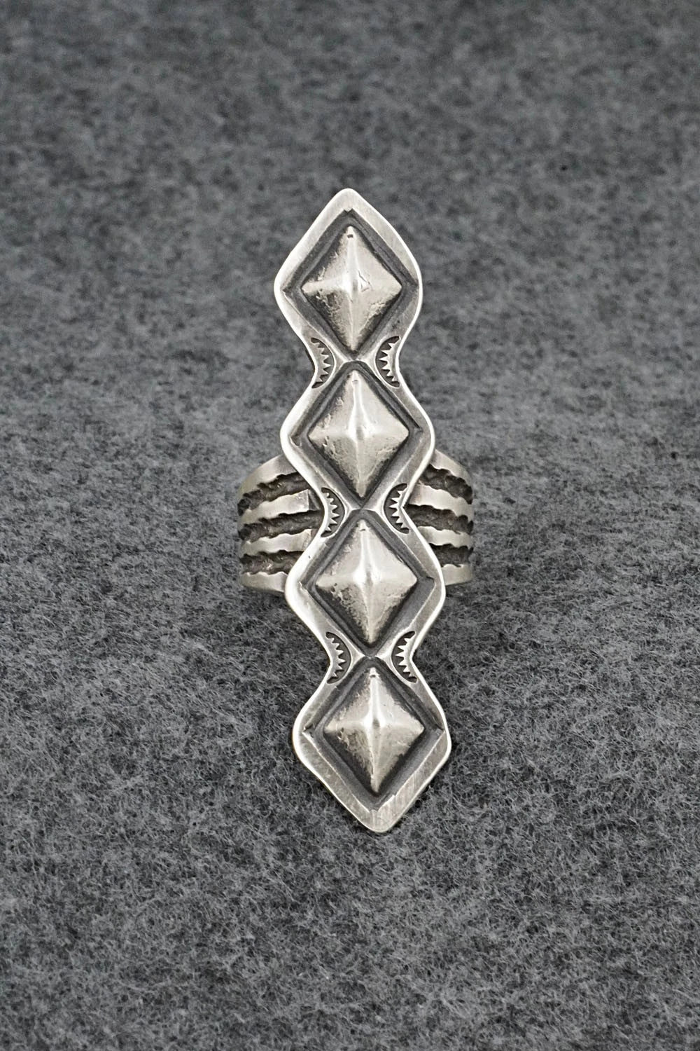 Sterling Silver Ring - Calvin Martinez - Size 8