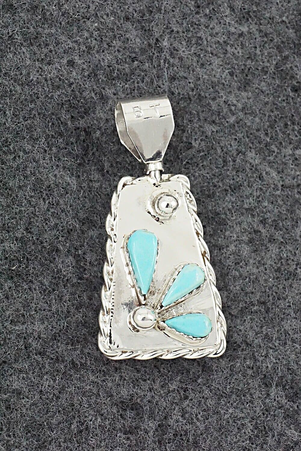 Multi-Stone & Sterling Silver Double-Sided Pendant - Bevis Tsadasi