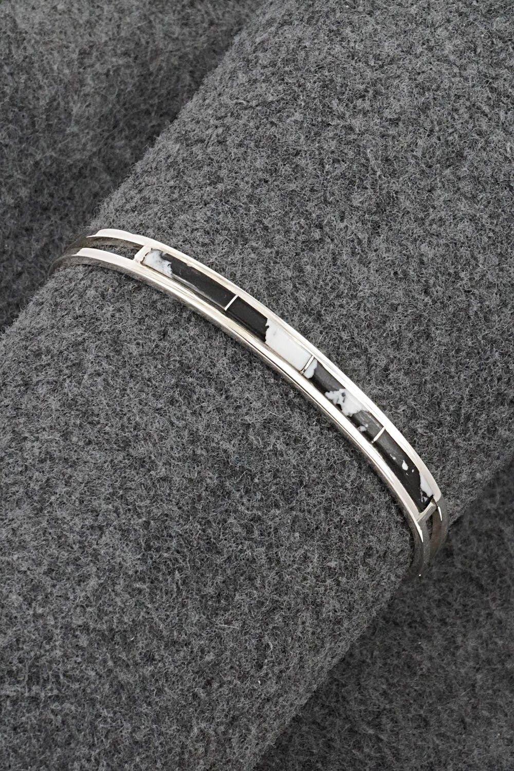 White Buffalo & Sterling Silver Bracelet - Jamie Johnson