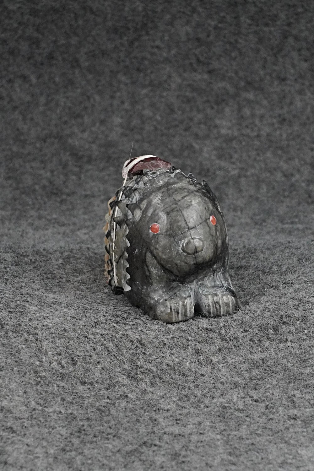 Porcupine Zuni Fetish Carving - Brandon Calavaza