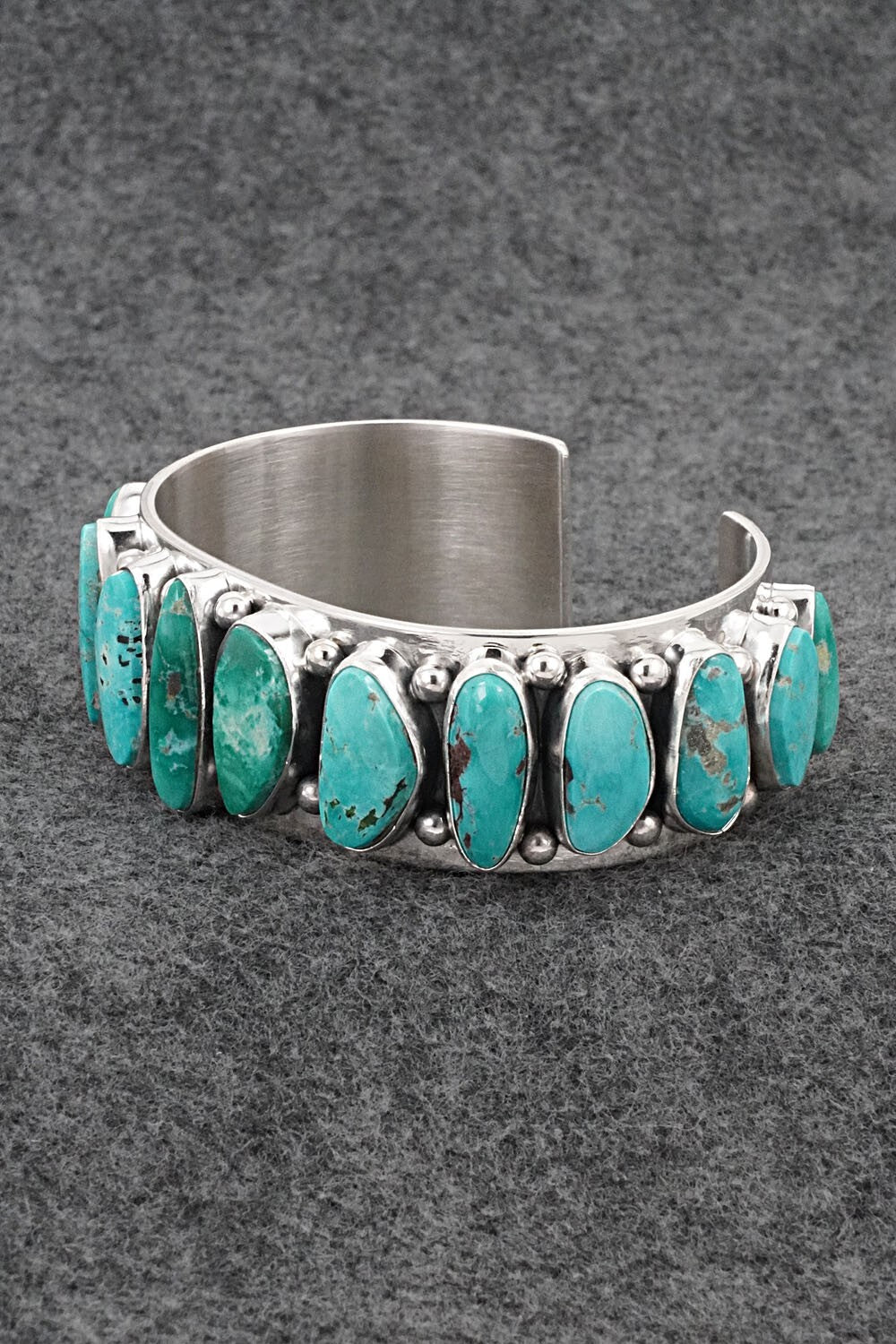 Turquoise & Sterling Silver Bracelet - Mark Yazzie