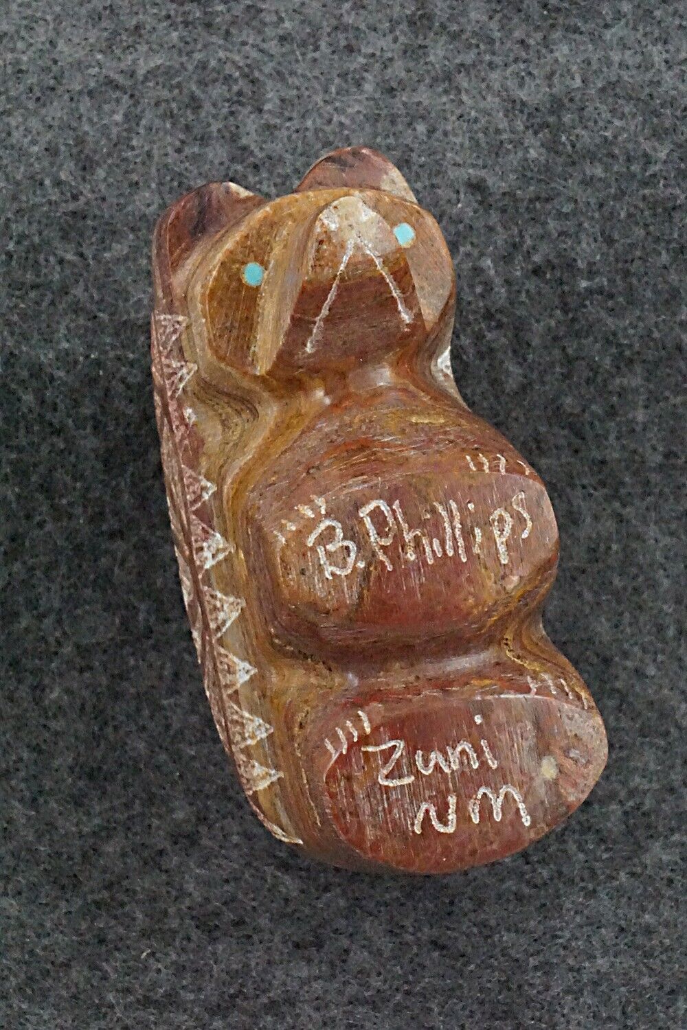 Bear Zuni Fetish Carving - Brandon Phillips