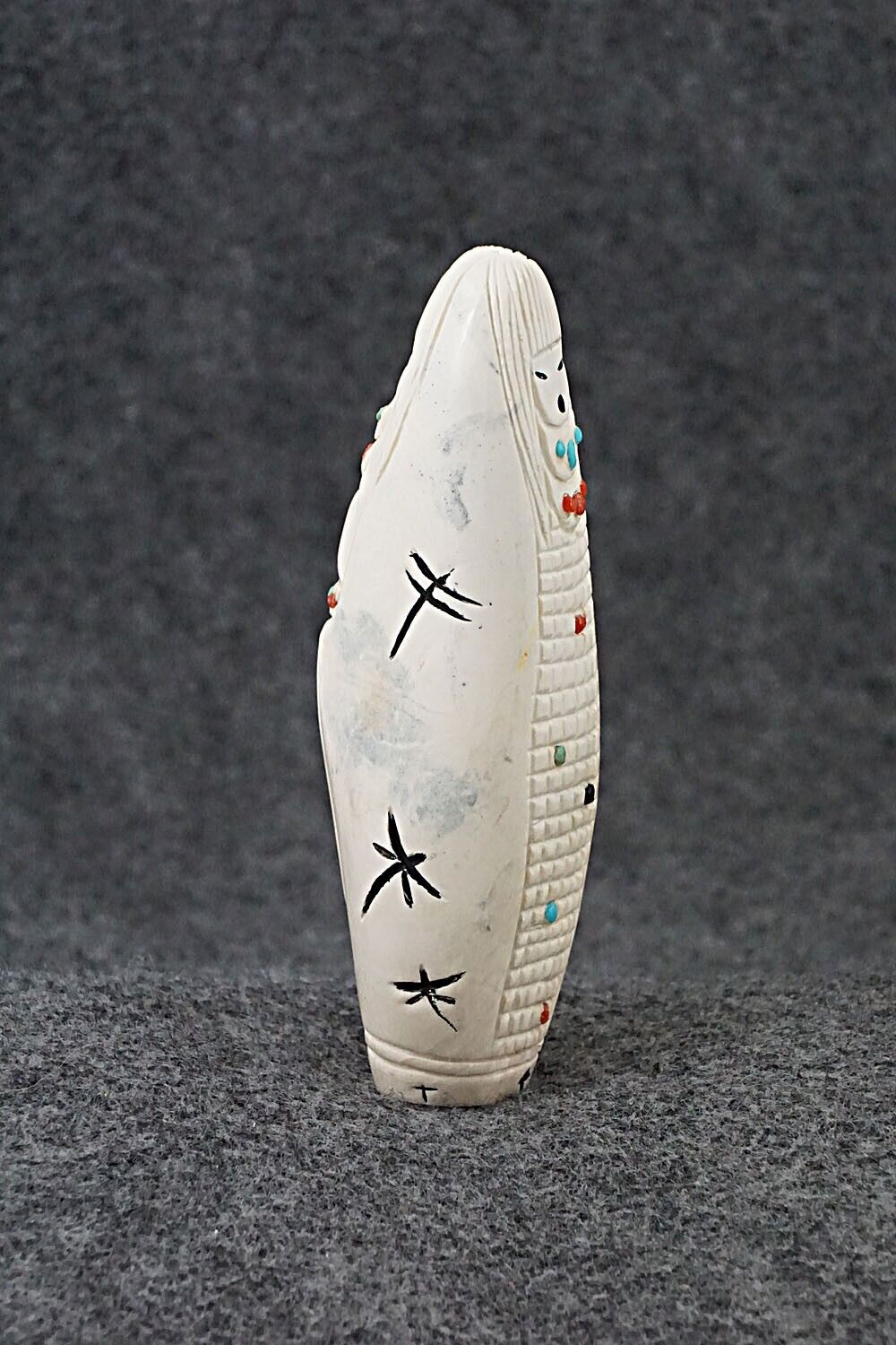 Corn Maiden Zuni Fetish Carving - Sandra Quandelacy