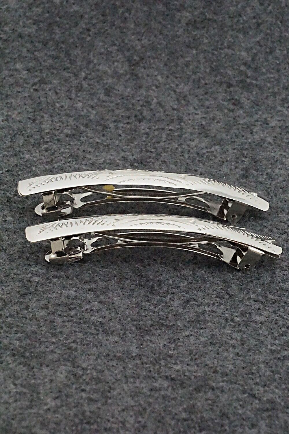 Sterling Silver Hair Barrettes - Randall Dalgai