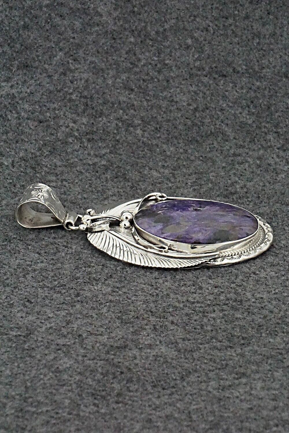 Charoite & Sterling Silver Pendant - Davey Morgan