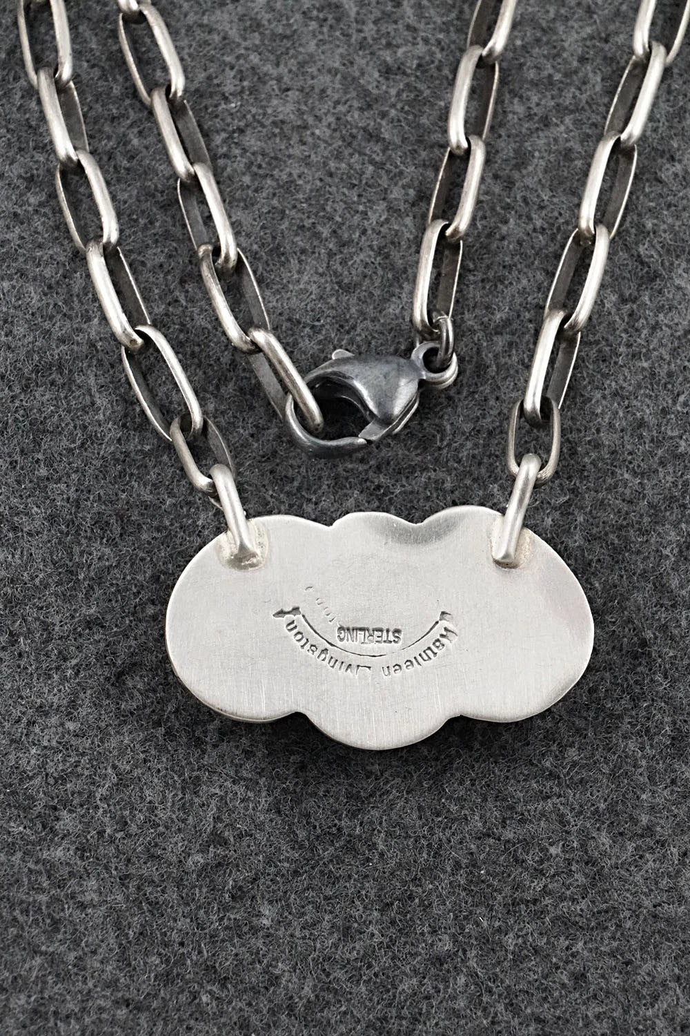 Turquoise & Sterling Silver Necklace - Kathleen Livingston