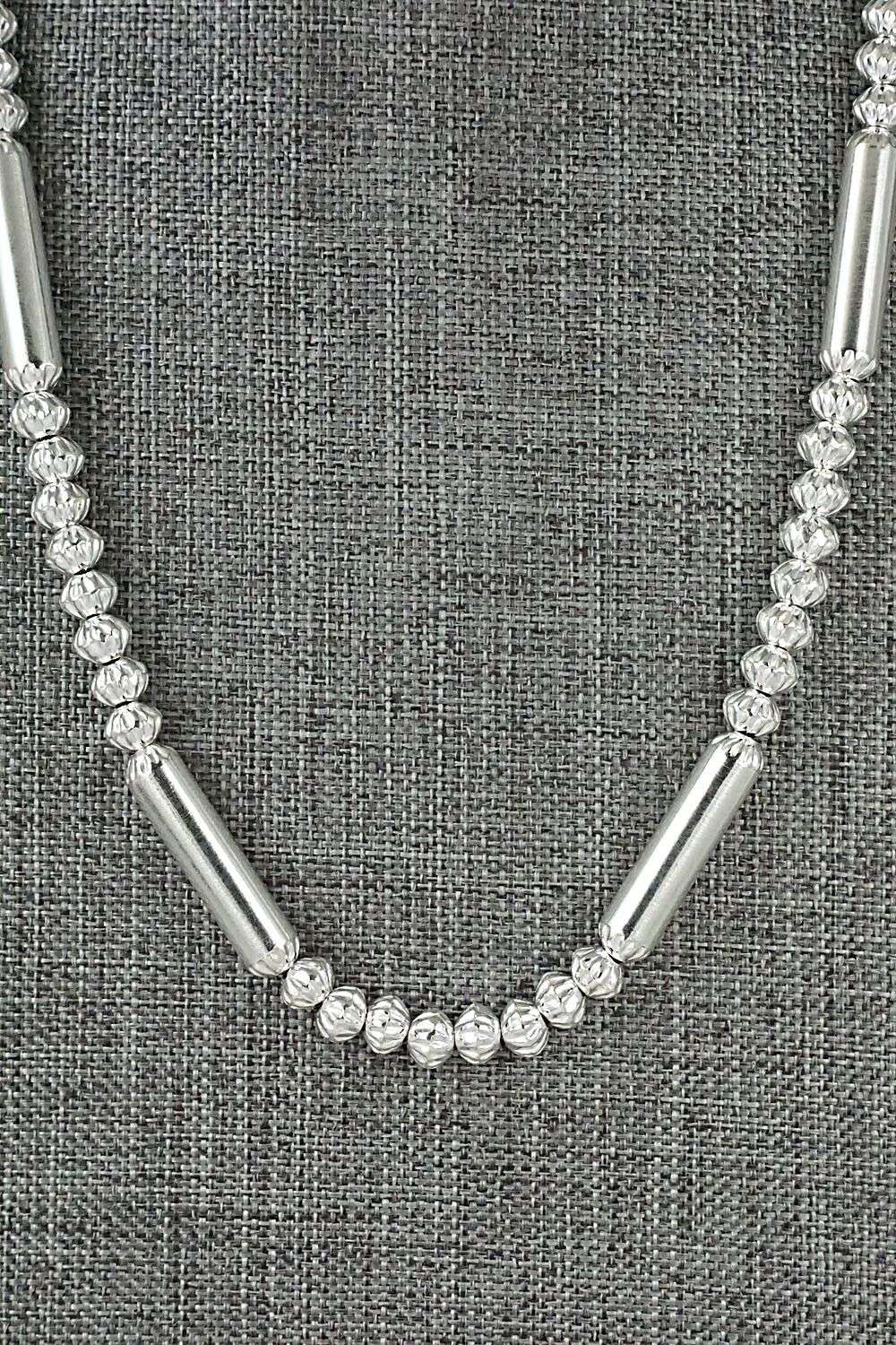 Sterling Silver Navajo Pearl Necklace - Tonisha Haley