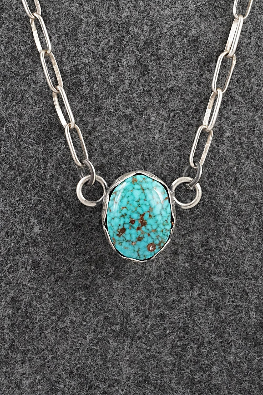 Turquoise & Sterling Silver Necklace - Randy Boyd