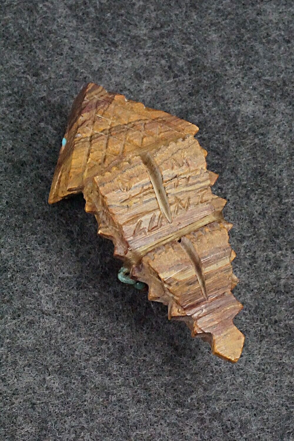 Horned Toad Zuni Fetish Carving - Douglas Martza