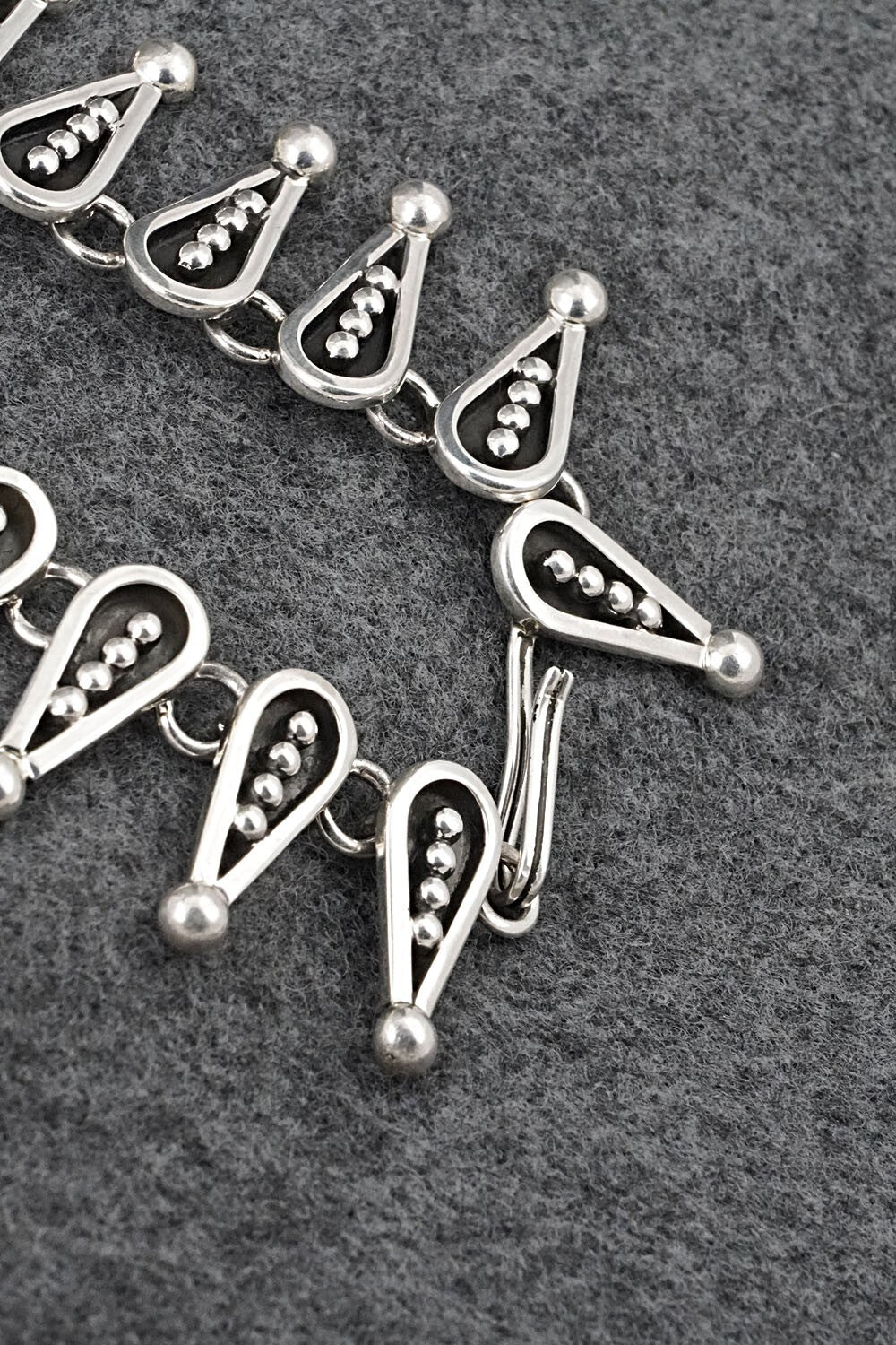 Turquoise & Sterling Silver Necklace and Earrings Set - Jonathan Nez