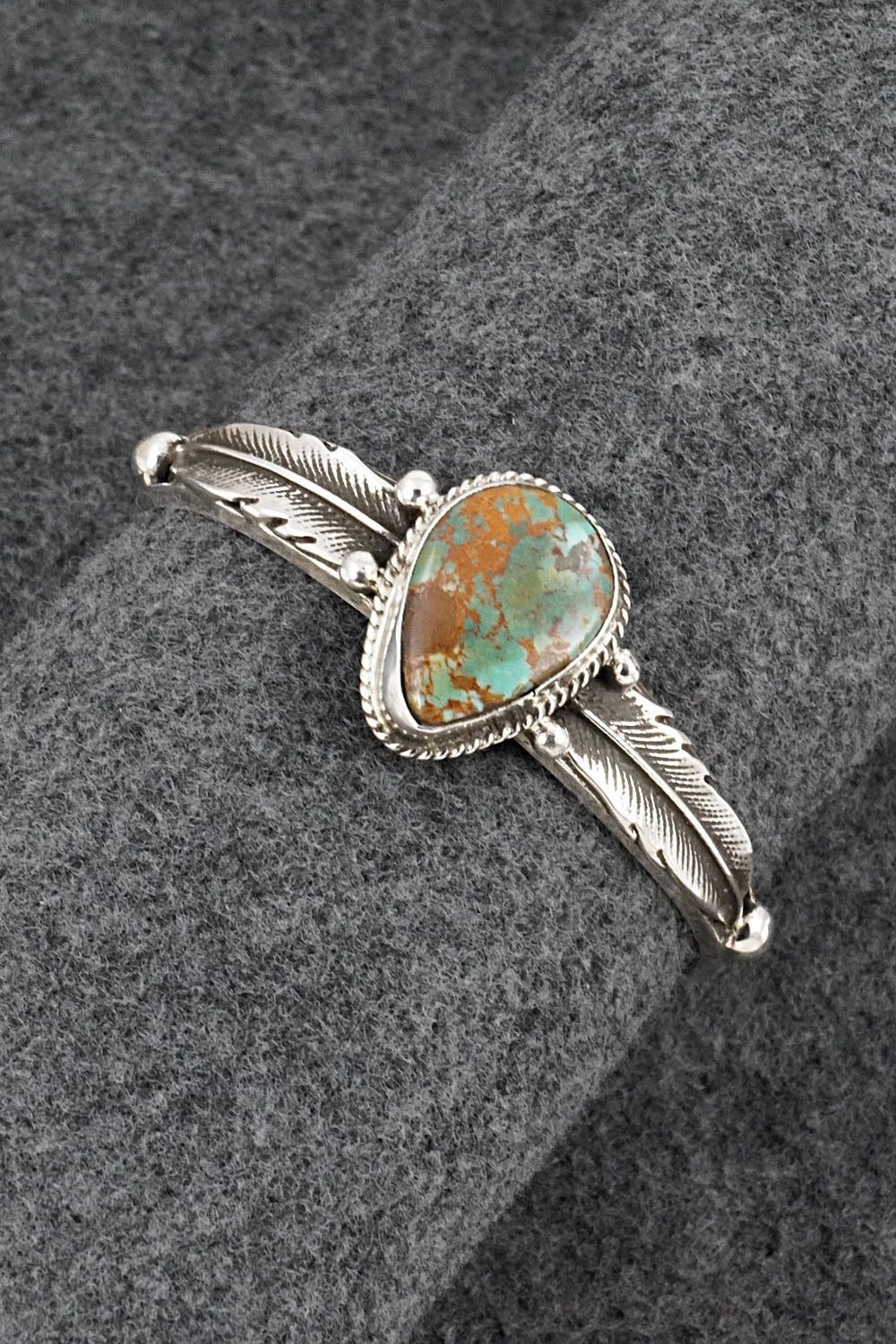 Turquoise & Sterling Silver Bracelet - Priscilla Reeder