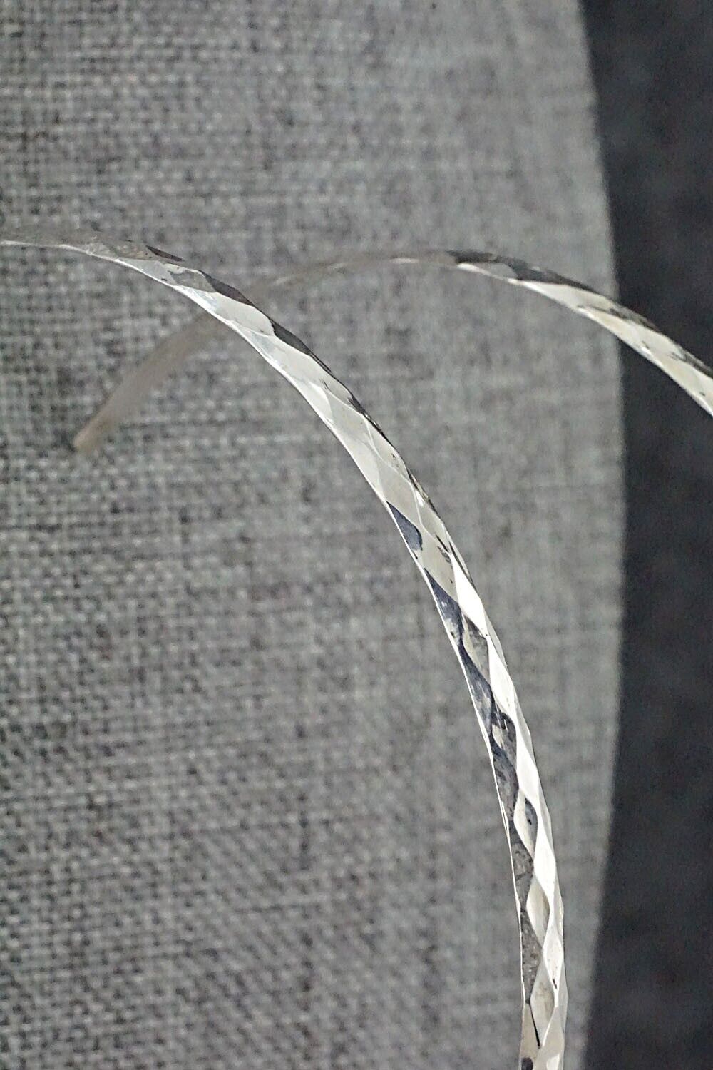 Sterling Silver Large Hoop Earrings - Nashina Leonard
