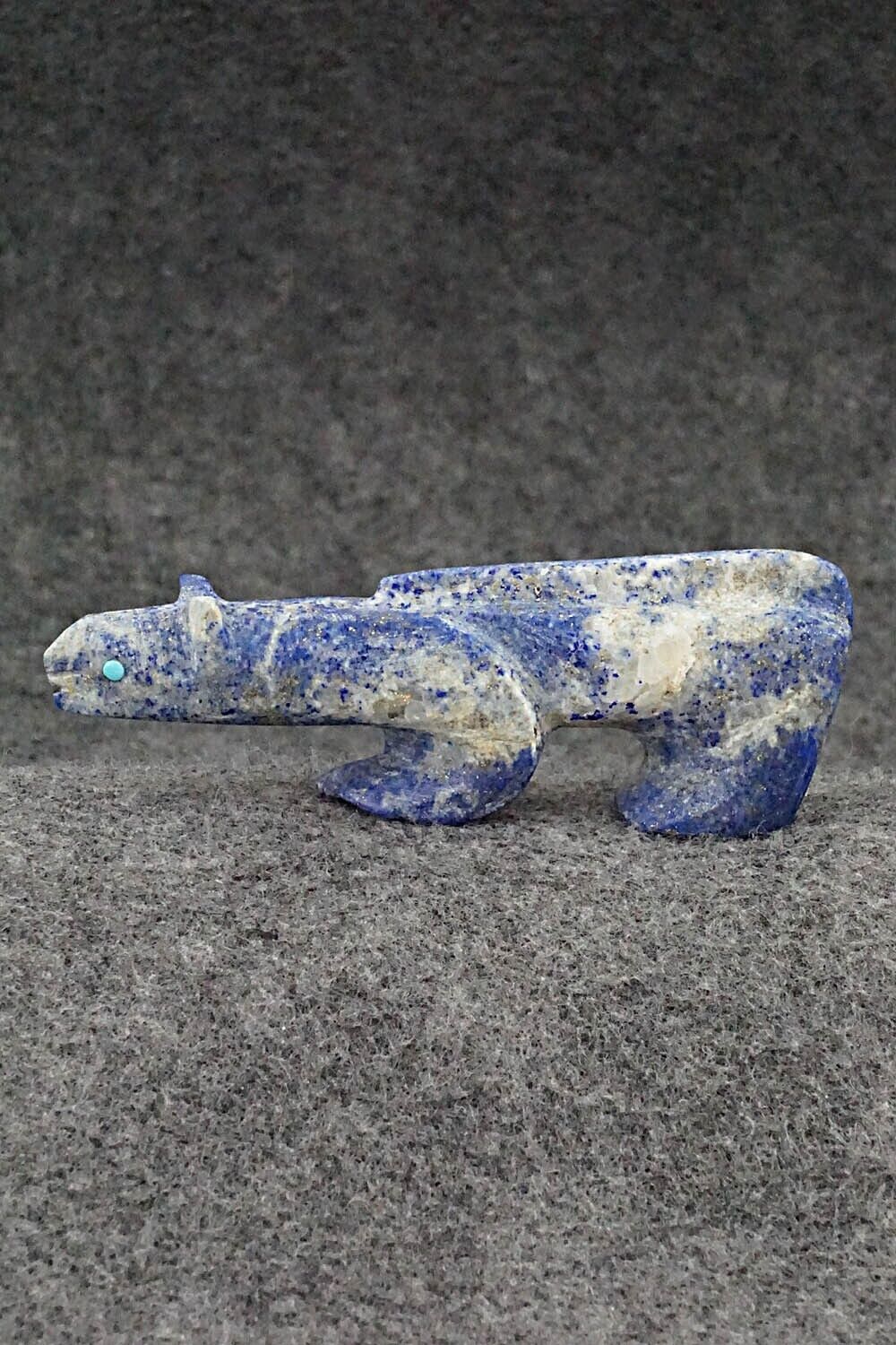 Mountain Lion Zuni Fetish Carving - Ronnie Lunasee