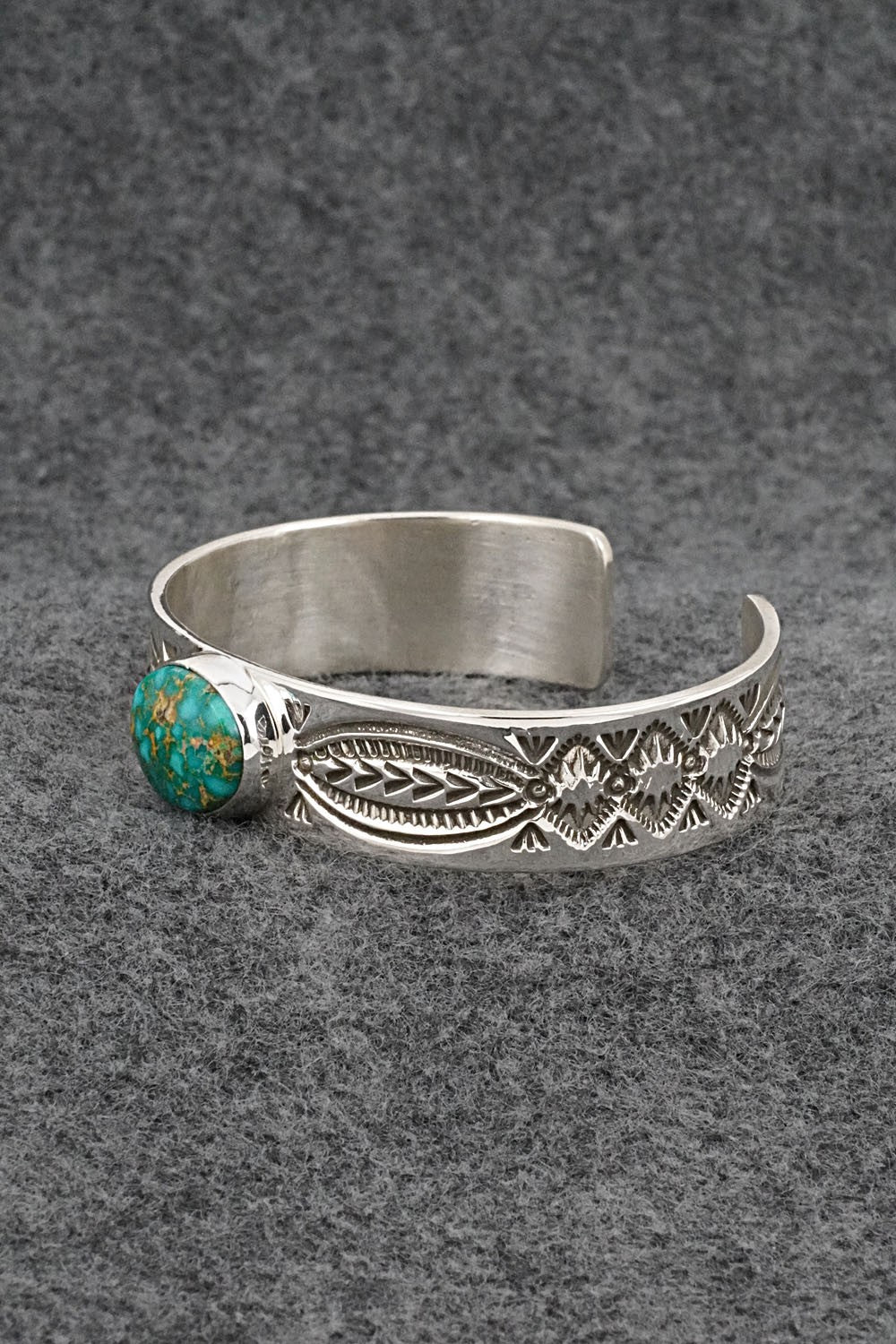 Turquoise & Sterling Silver Bracelet - Arnold Blackgoat