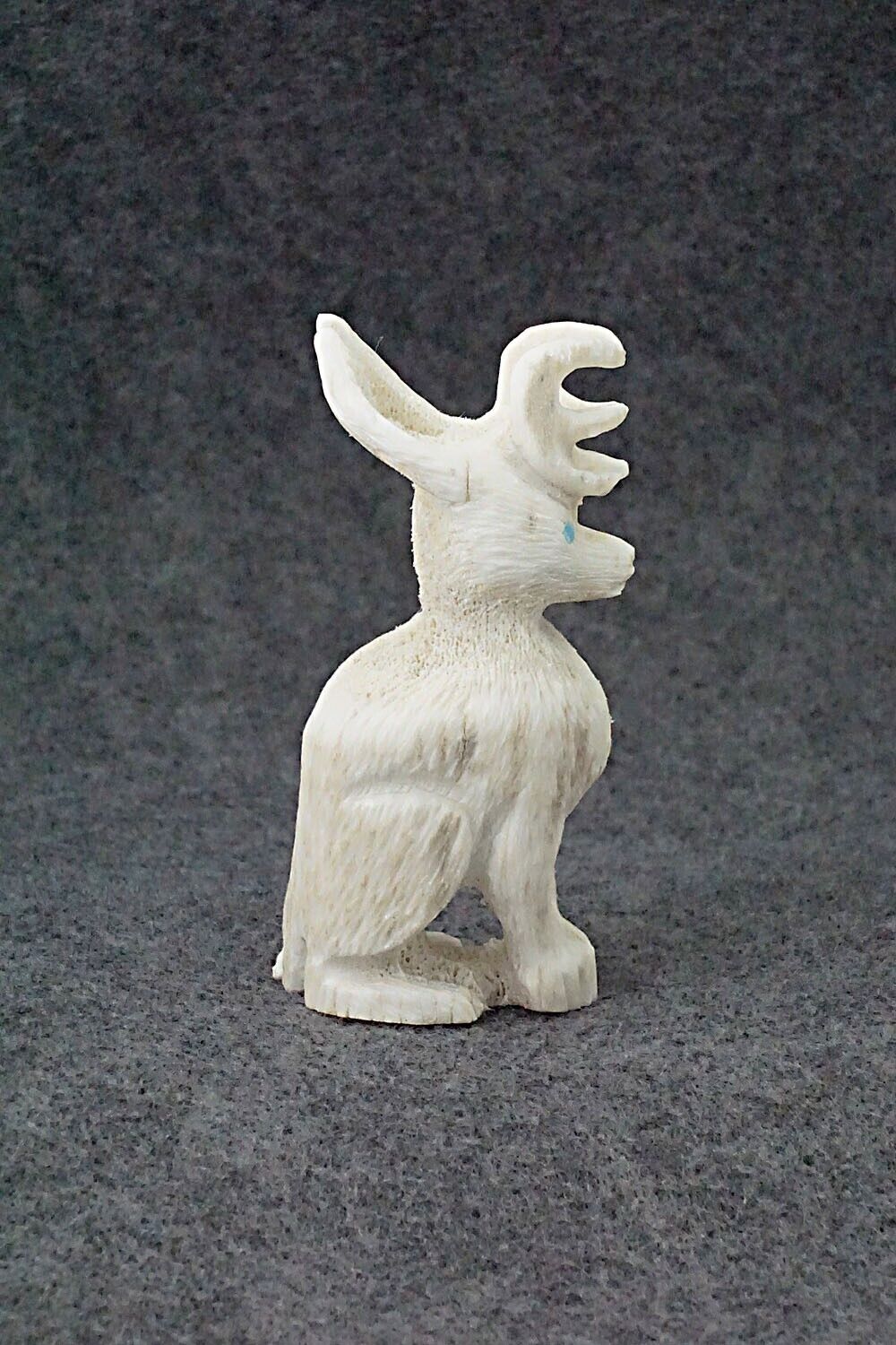 Jackalope Zuni Fetish Carving - Claudia Peina