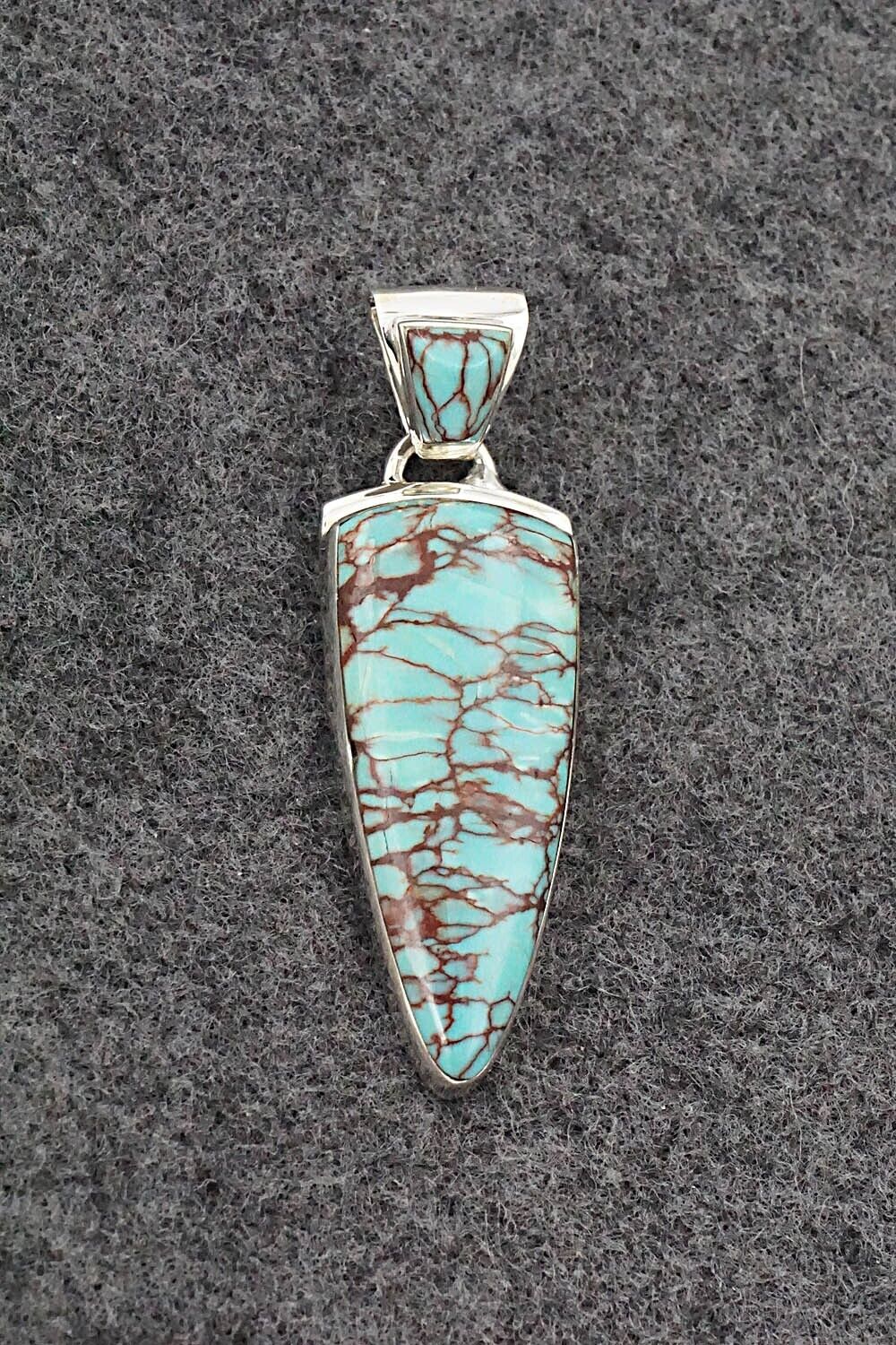 Turquoise & Sterling Silver Pendant - Cathy Webster