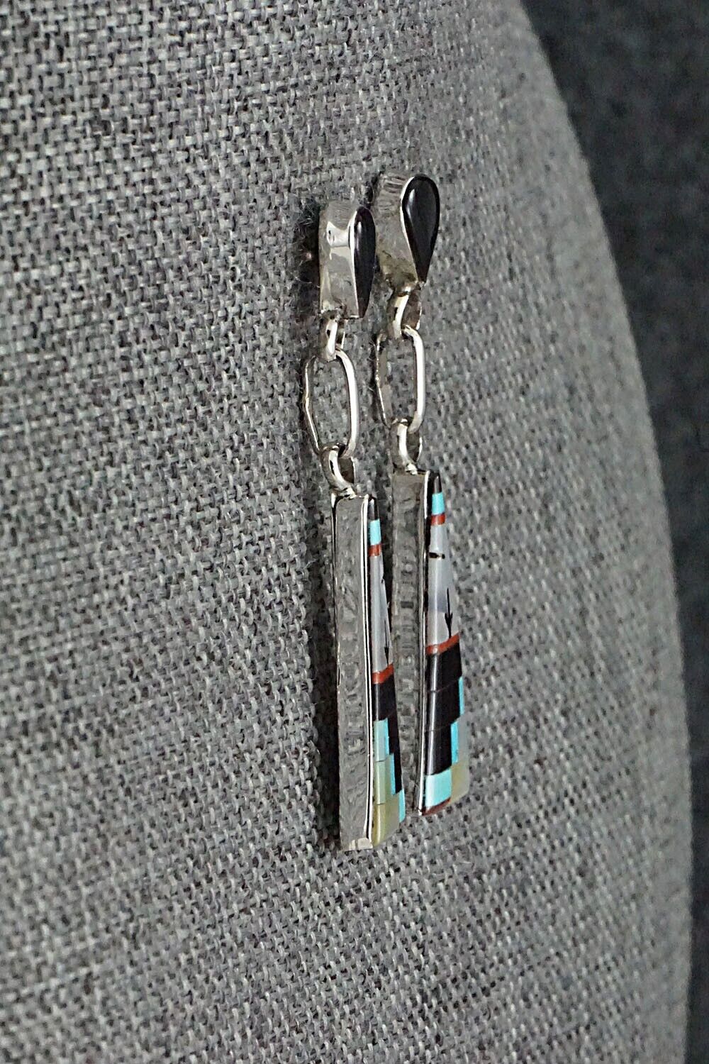 Multi-Stone & Sterling Silver Earrings - Jason Bobelu