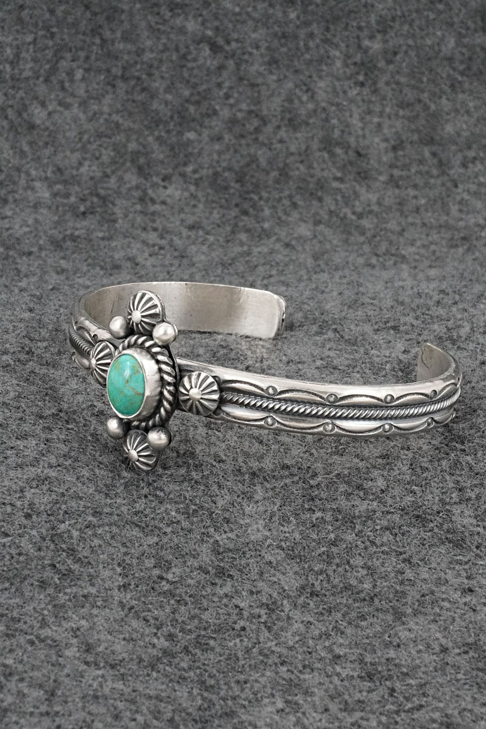 Turquoise & Sterling Silver Bracelet - Michael Calladitto