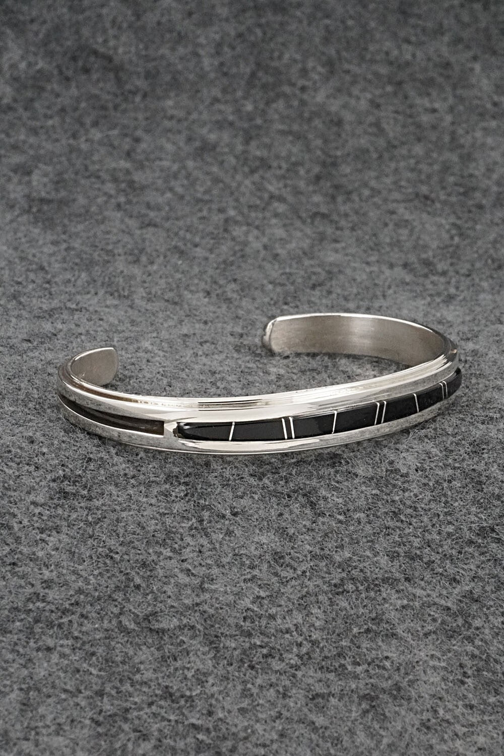 Onyx & Sterling Silver Bracelet - Wilbert Muskett Jr.