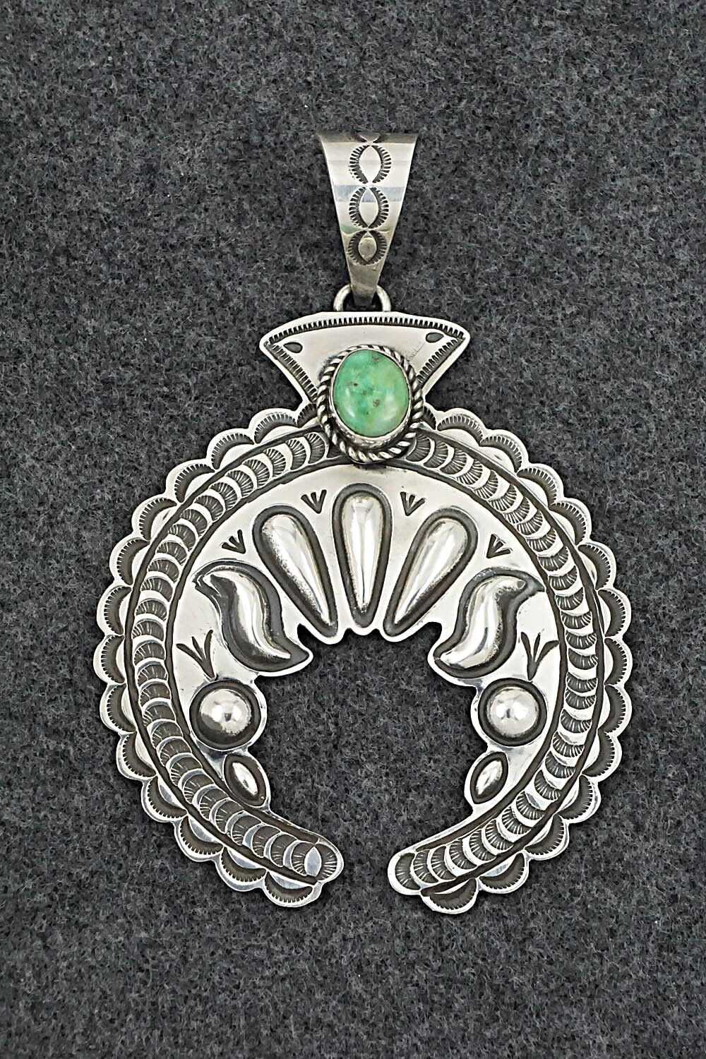 Turquoise & Sterling Silver Pendant - Alex Sanchez