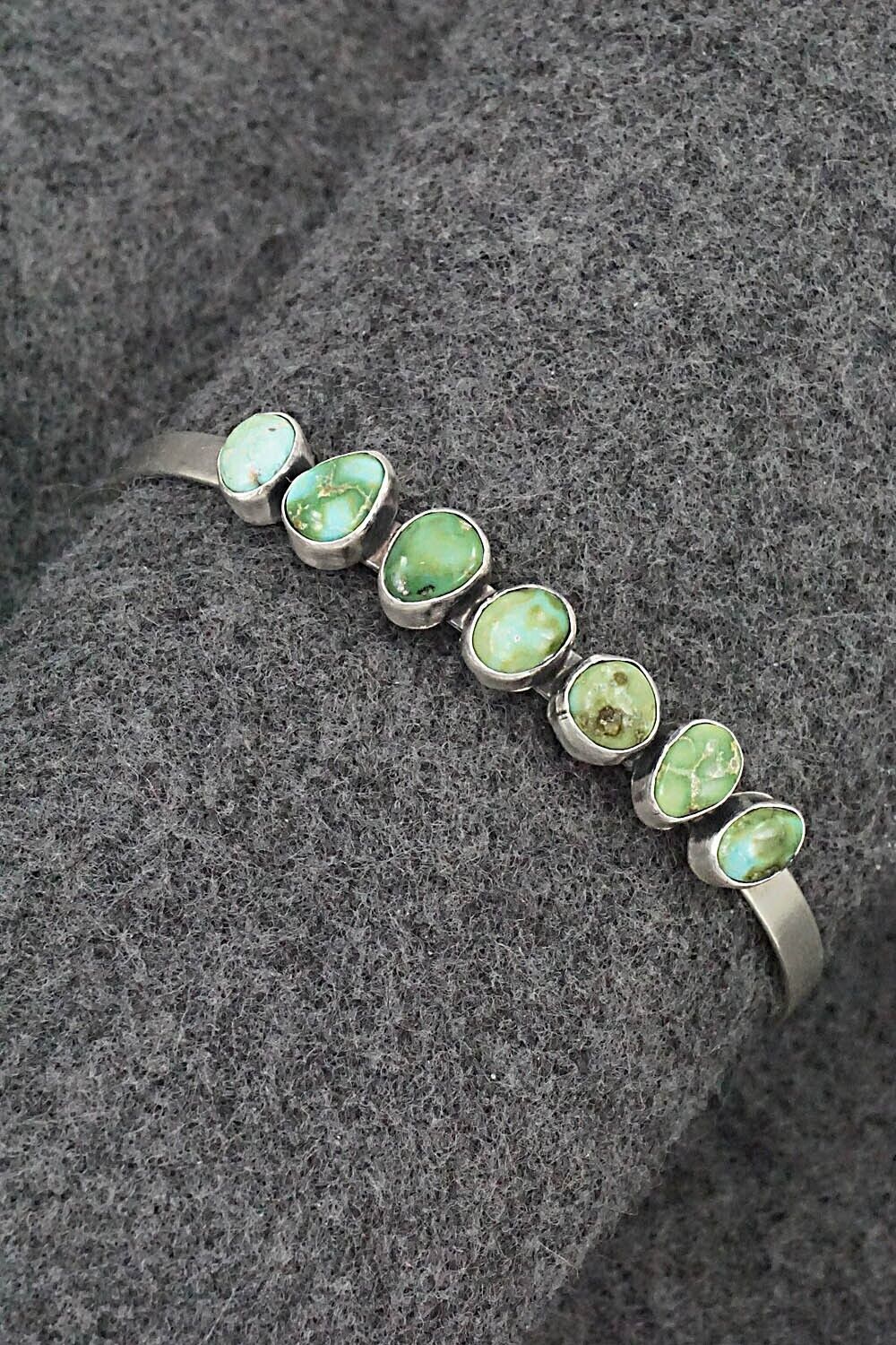 Turquoise & Sterling Silver Bracelet - Tom Lewis