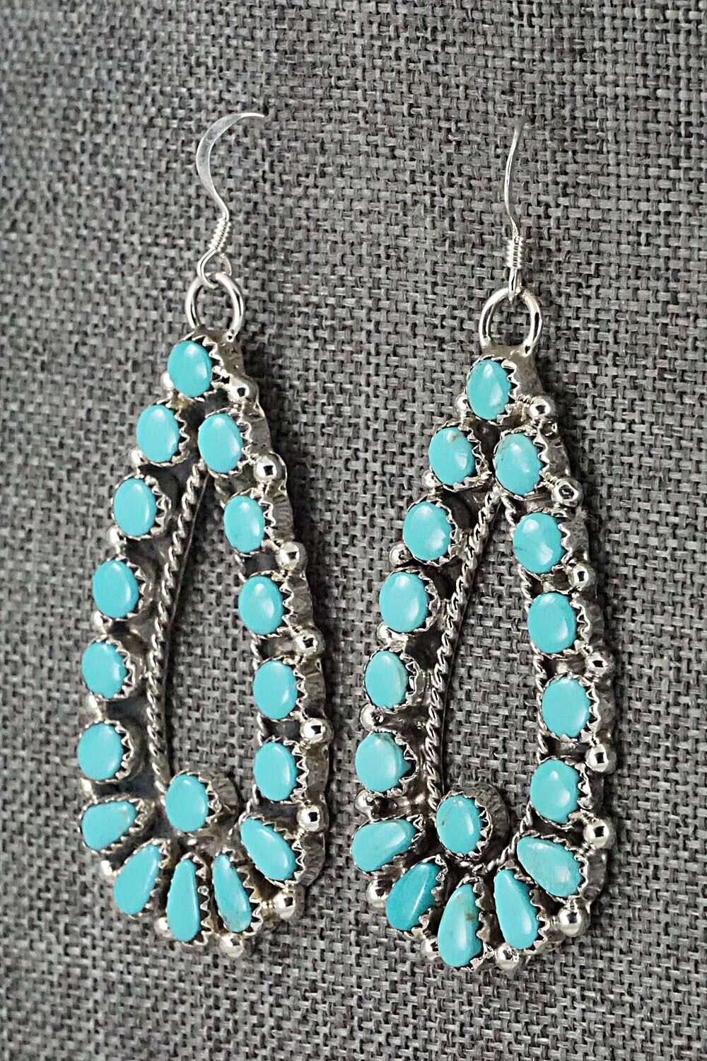 Turquoise & Sterling Silver Earrings - Alicia Wilson