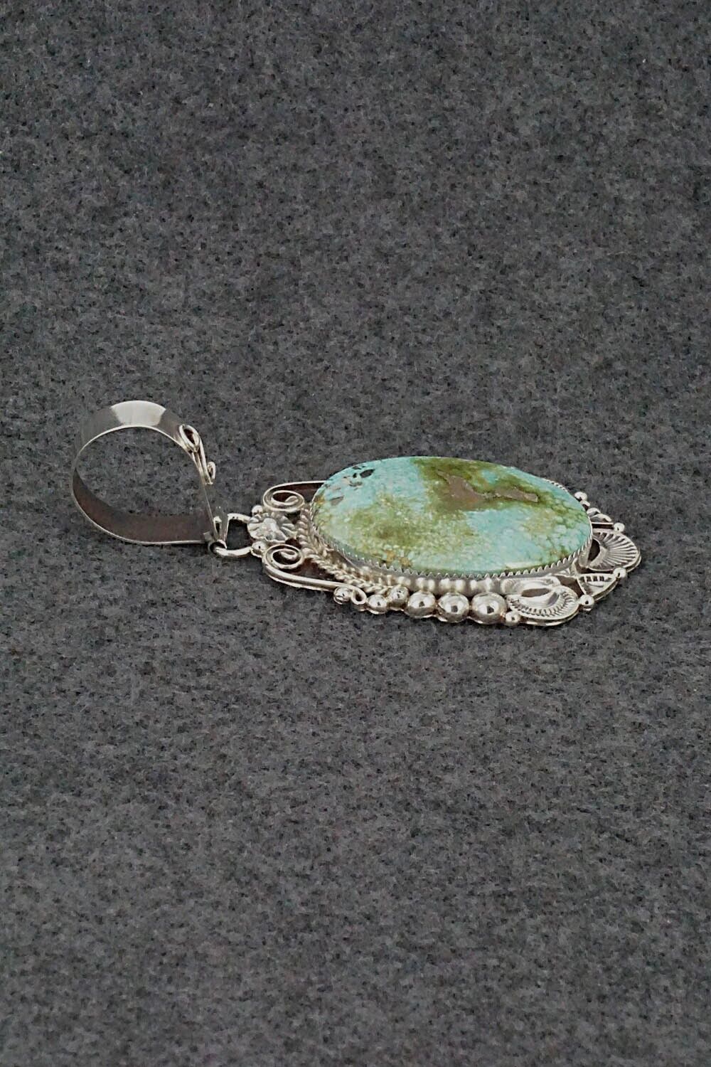 Turquoise & Sterling Silver Pendant - Anthony Brown