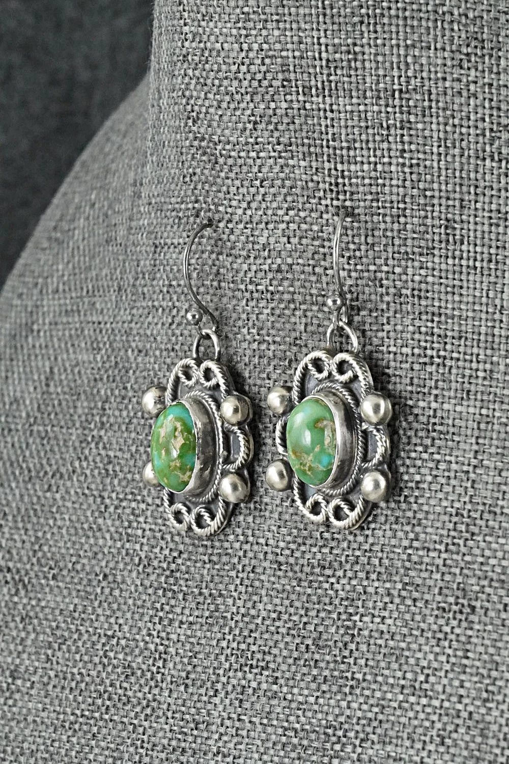 Turquoise & Sterling Silver Squash Blossom Set - Kathleen Livingston