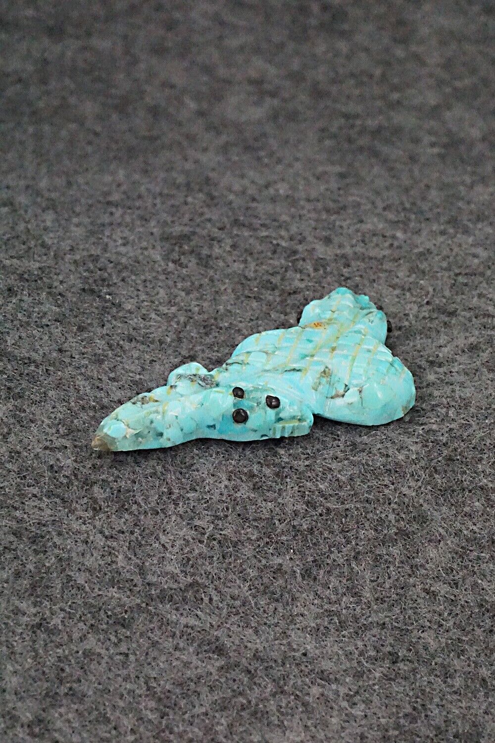 Horned Toad Zuni Fetish Carving - Danette Laate