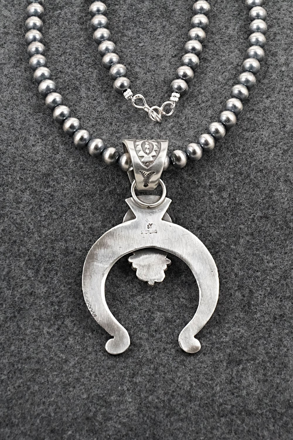 Turquoise & Sterling Silver Necklace - Samuel Yellowhair