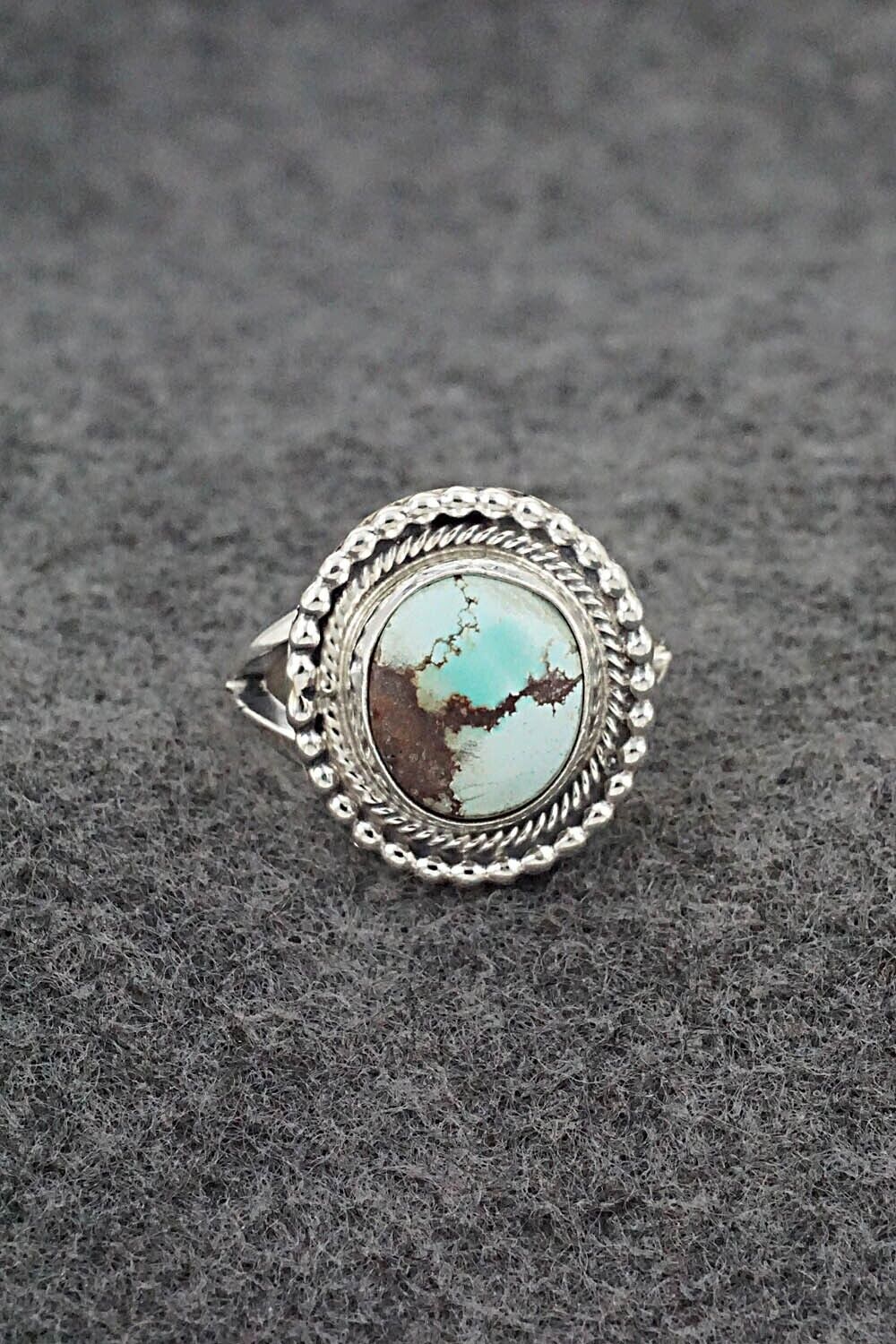 Turquoise & Sterling Silver Ring - Joelias Draper - Size 7.75