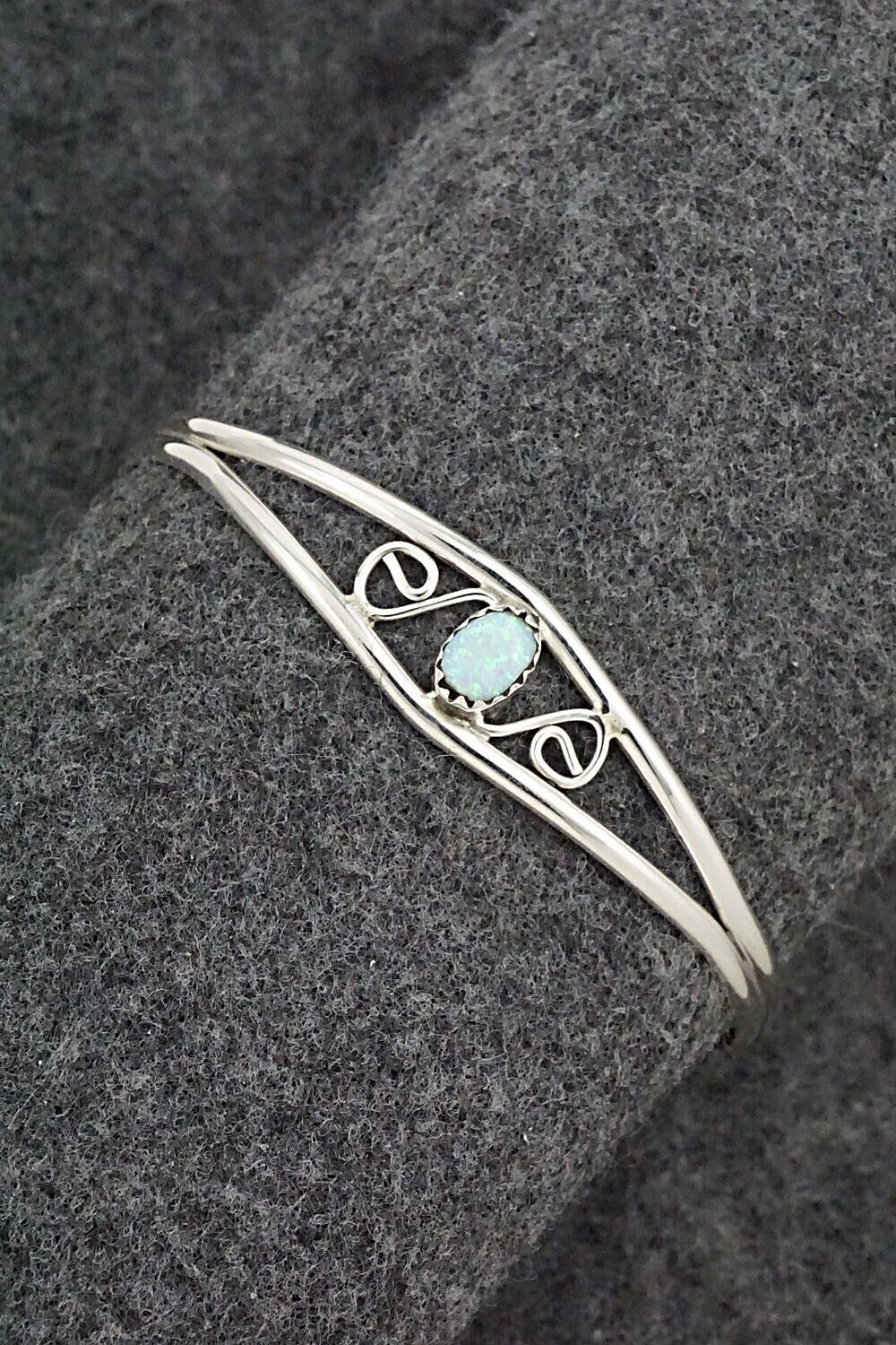 Opalite & Sterling Silver Bracelet - Judy Lincoln